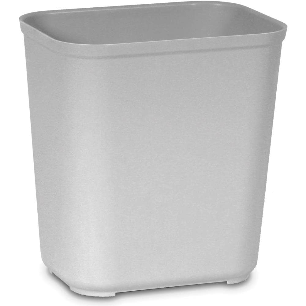 Rubbermaid 3.5-Gallons White Plastic Kitchen Trash Can in the