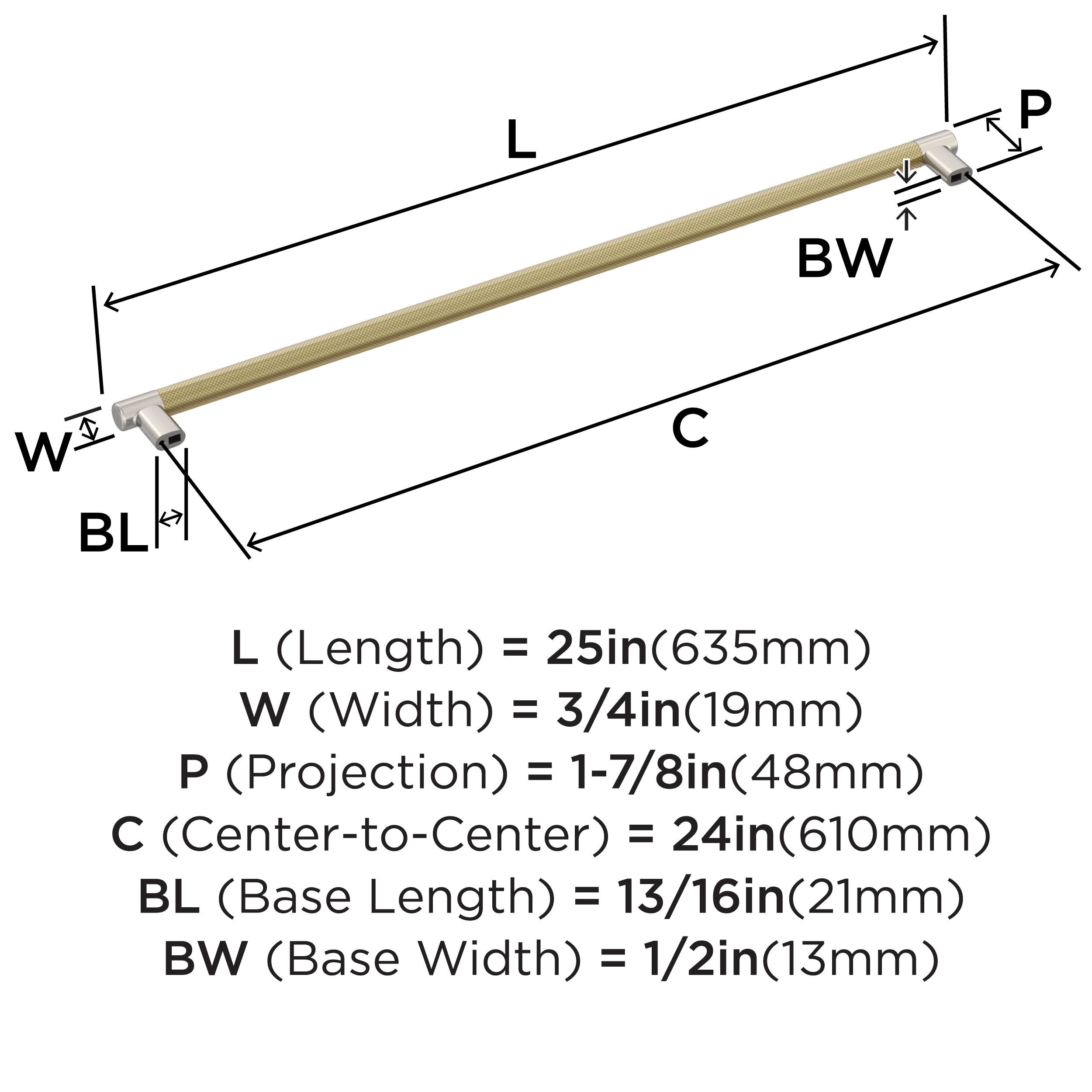 Amerock BP54042PNBBZ Cabinet-Pulls - View #5