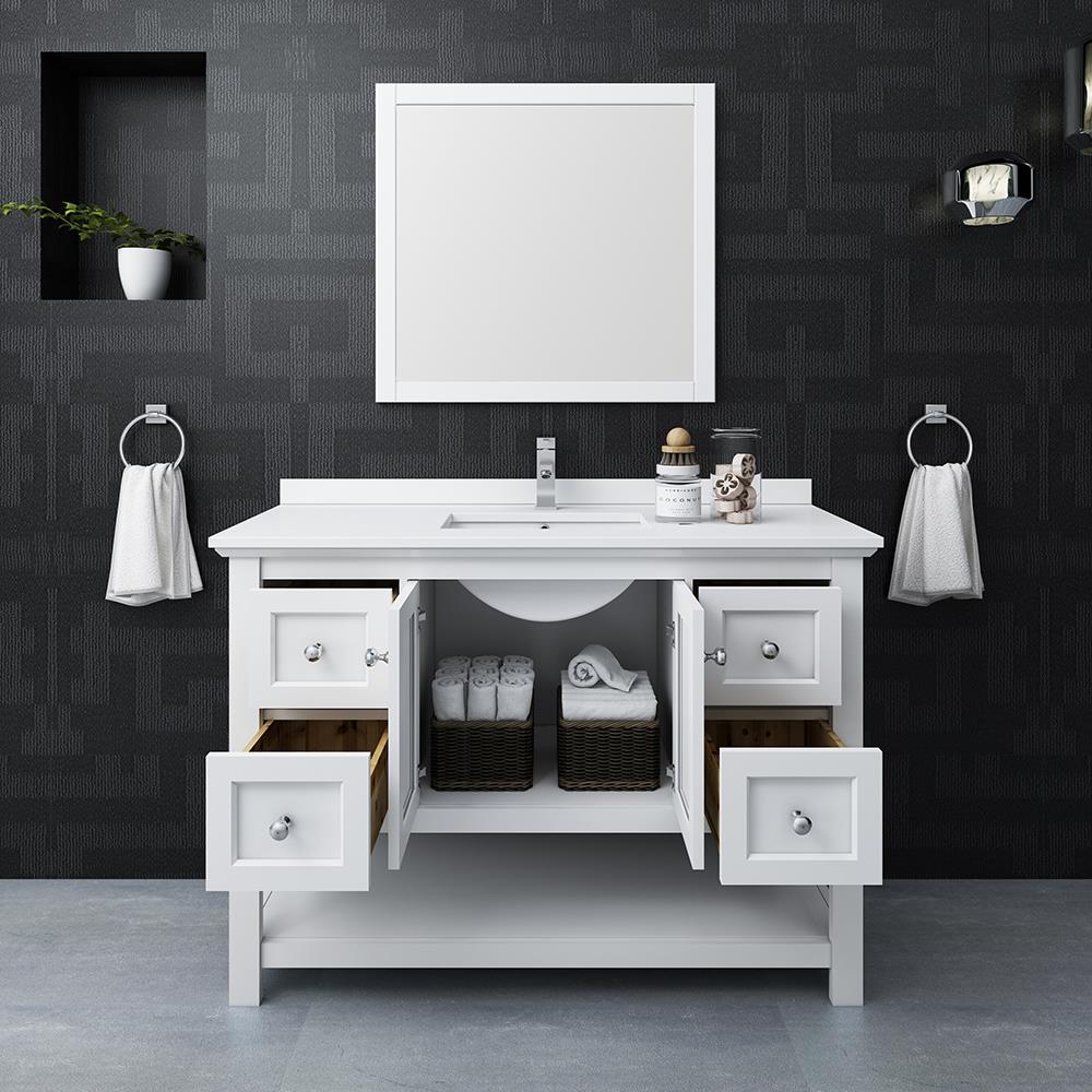 Fresca FVN2348WH Bath-Vanity-Combo - View #4