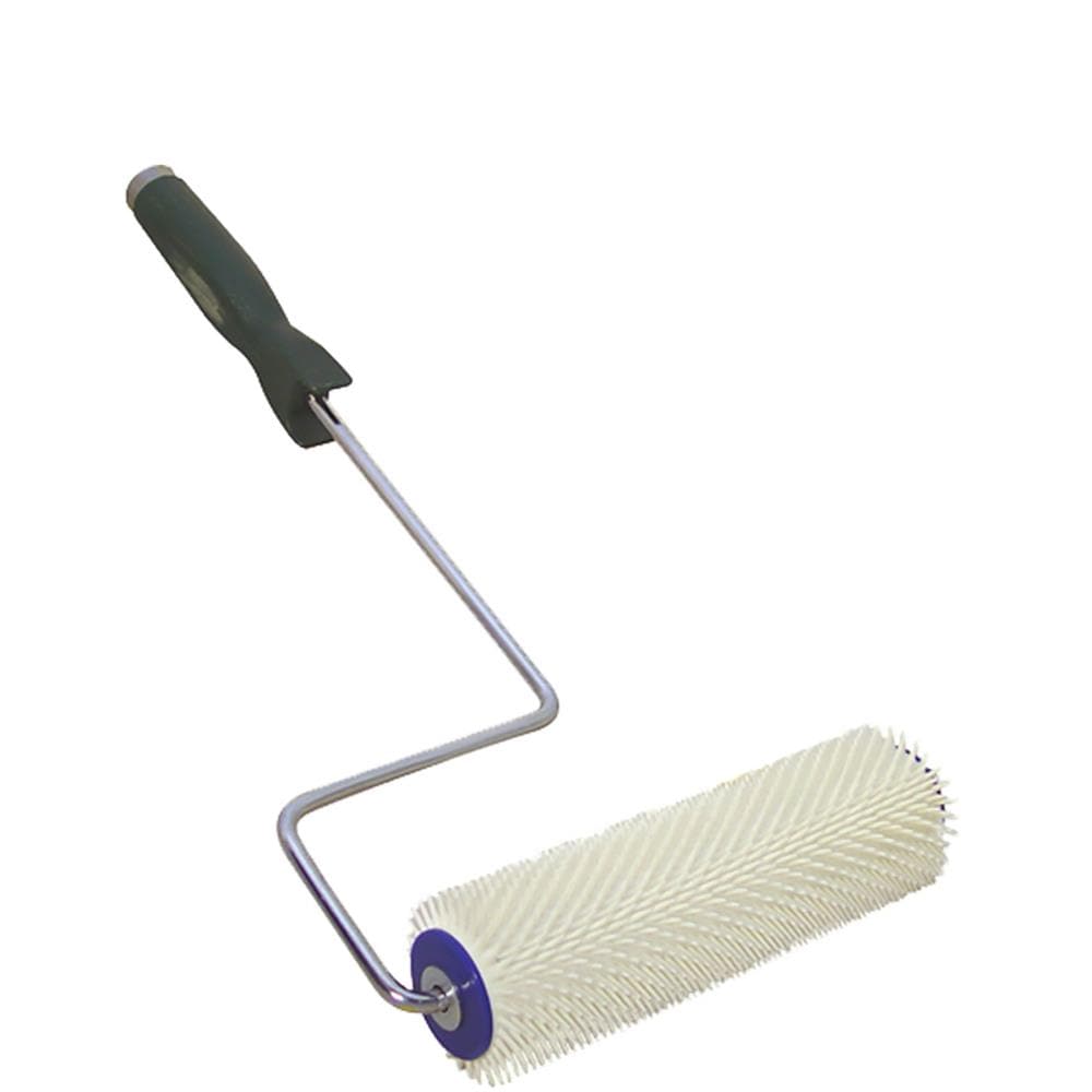 Bon Tool 3-in Aluminum Floor Roller for Plastic Laminates - Non-Marking  Roller, 10-in Aluminum Handle in the Floor Rollers department at