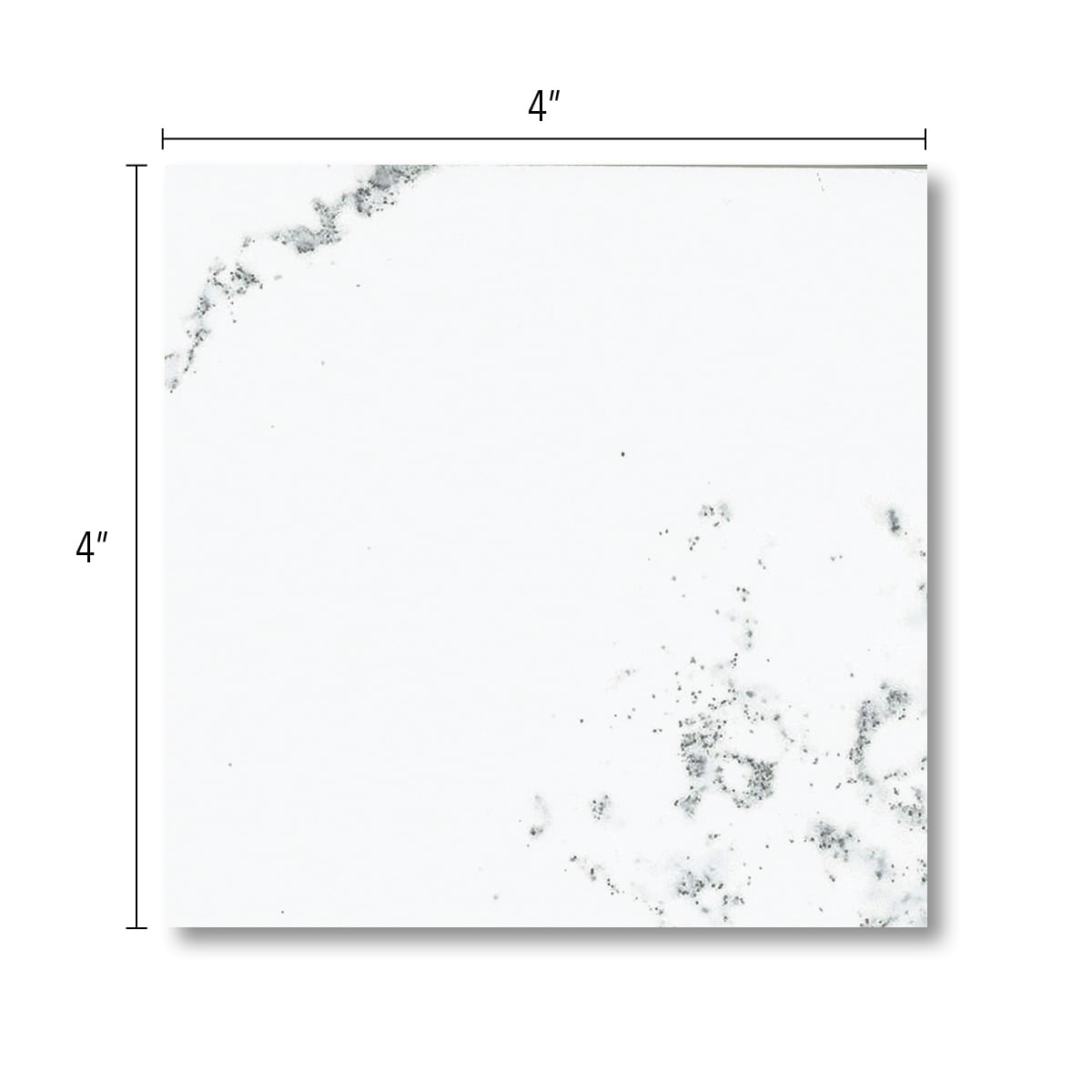 Allen Roth Alluring Quartz White Kitchen Countertop Sample 4 In X 4