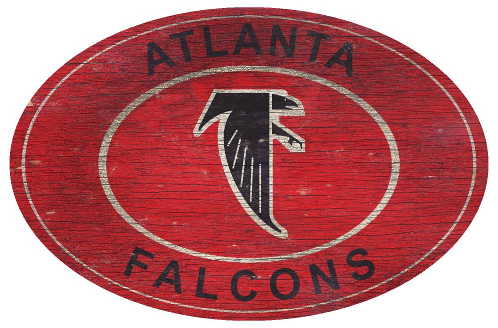 Nfl Atlanta Falcons Fan Creations 24 Slogan Wood Sign : Target