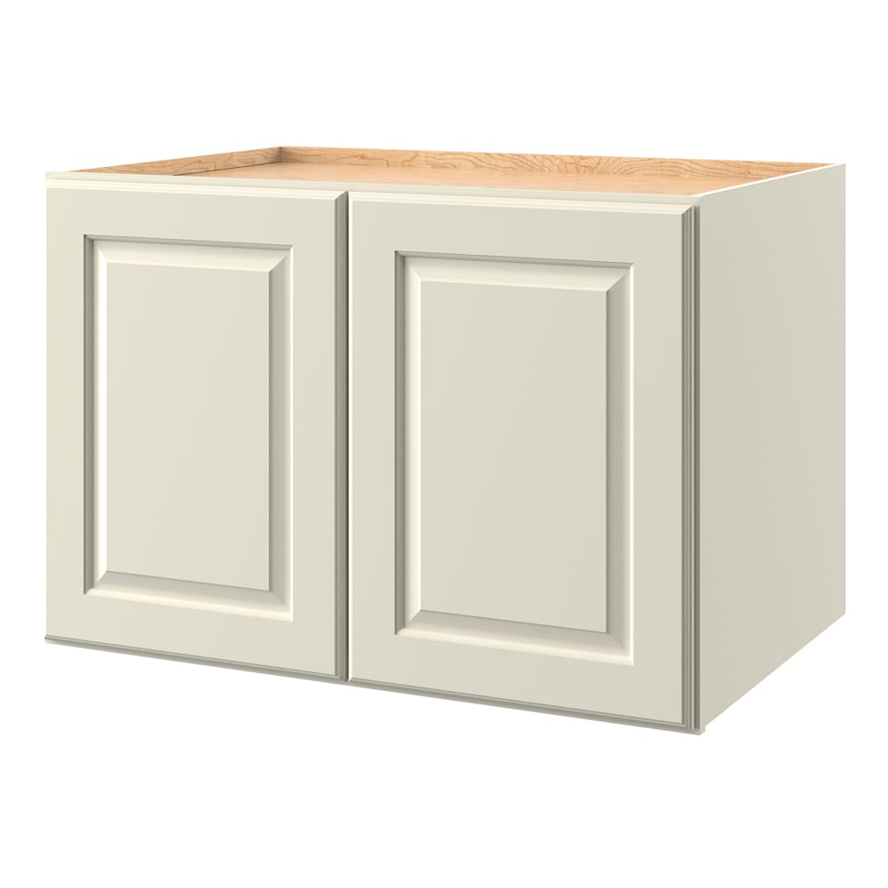 allen + roth 2373PH Pattingham 36-in W x 24.5-in H x 24-in D Harbor Wall Fully assembled Cabinet (Raised Panel Square)