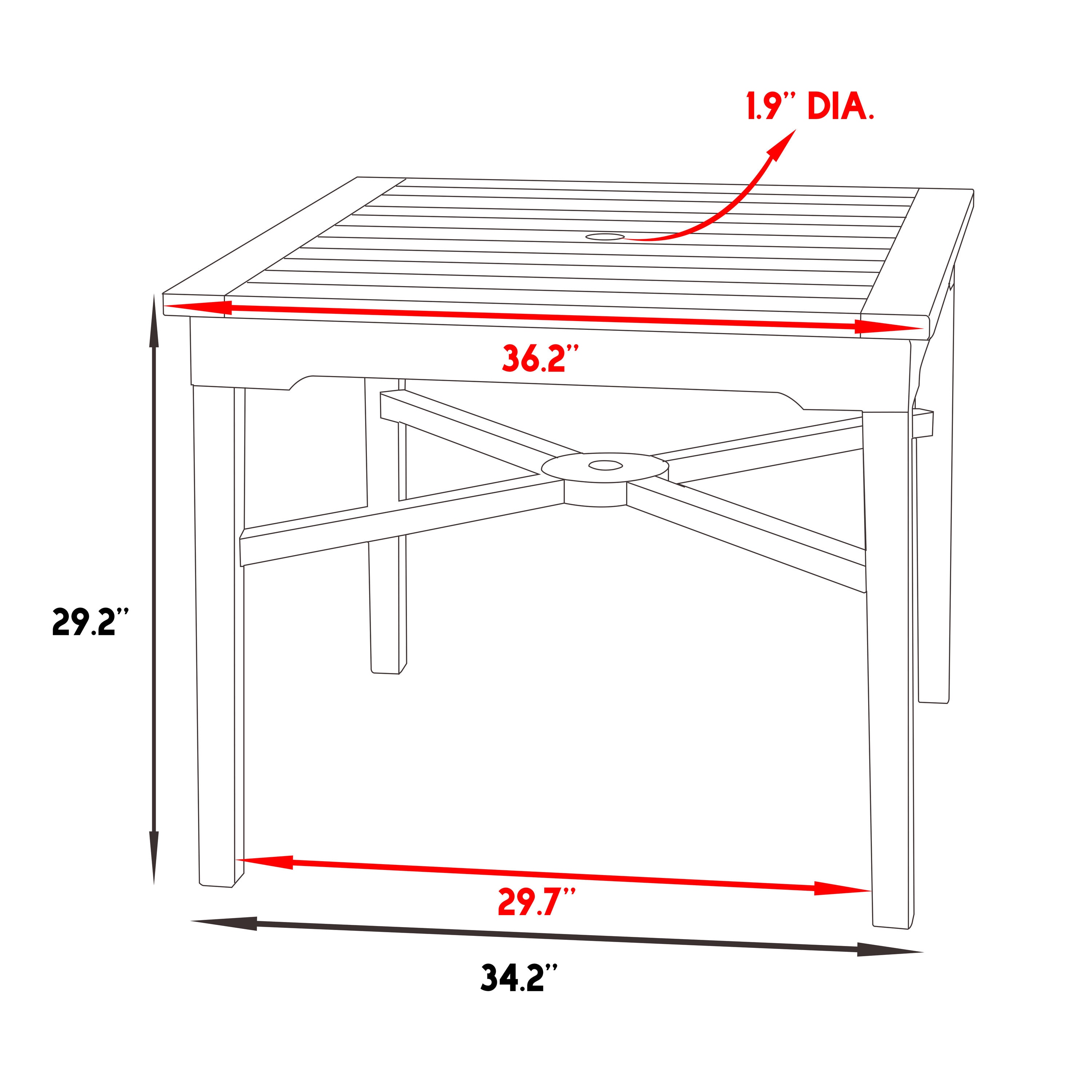 VEIKOUS PG-FZ Patio-Tables - View #5