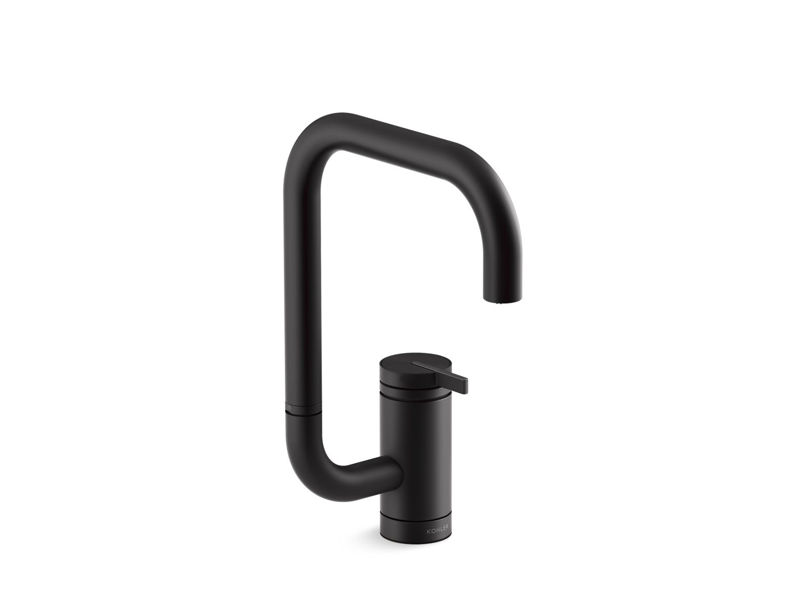 KOHLER 28290-BL Components Single-handle bar sink faucet with two-function extended-reach spout