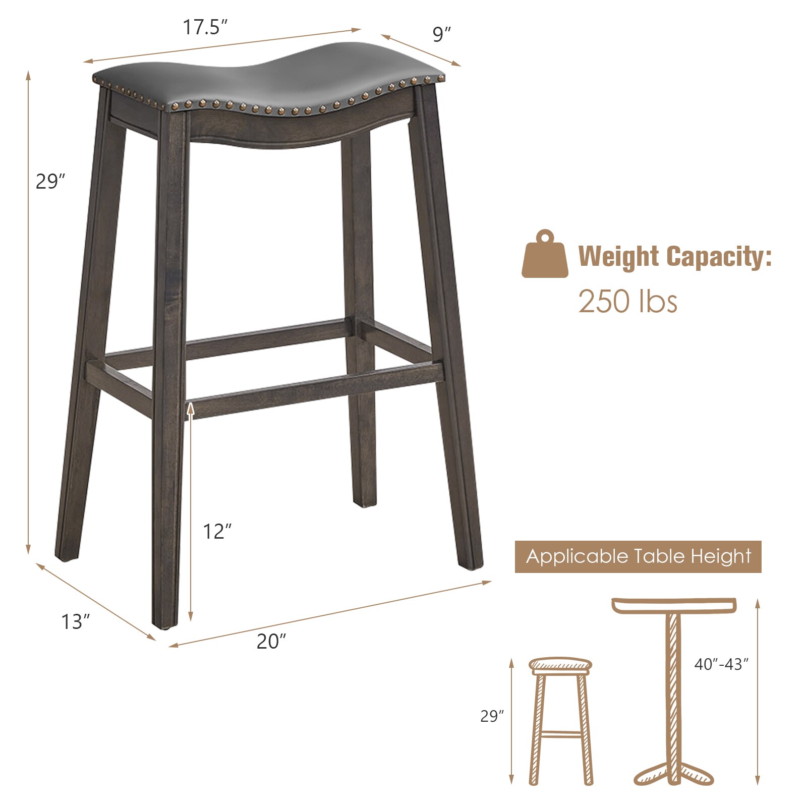 Slickblue D-CO-92-RG64435CK stools - View #8