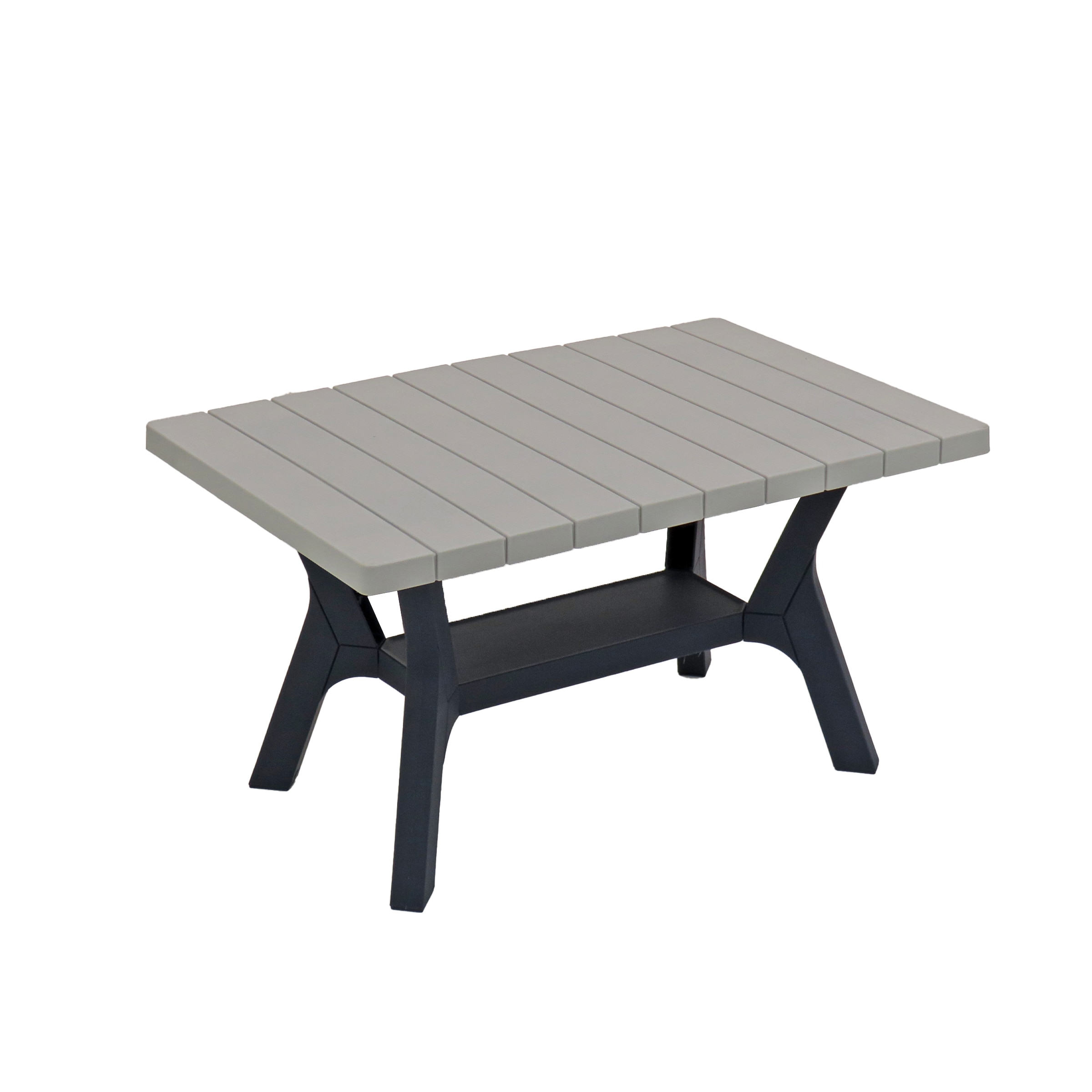 Berkley 4-Person Dark Blue and Gray Polypropylene Outdoor Seating Set