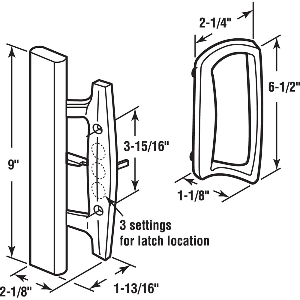 Prime-Line C 1131 Sliding-Patio-Door-Handles - View #2