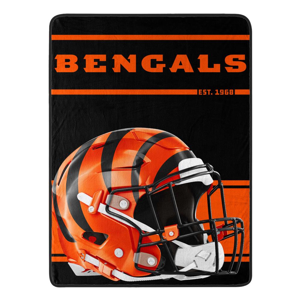 Cincinnati Bengals Raschel Raschel Blanket