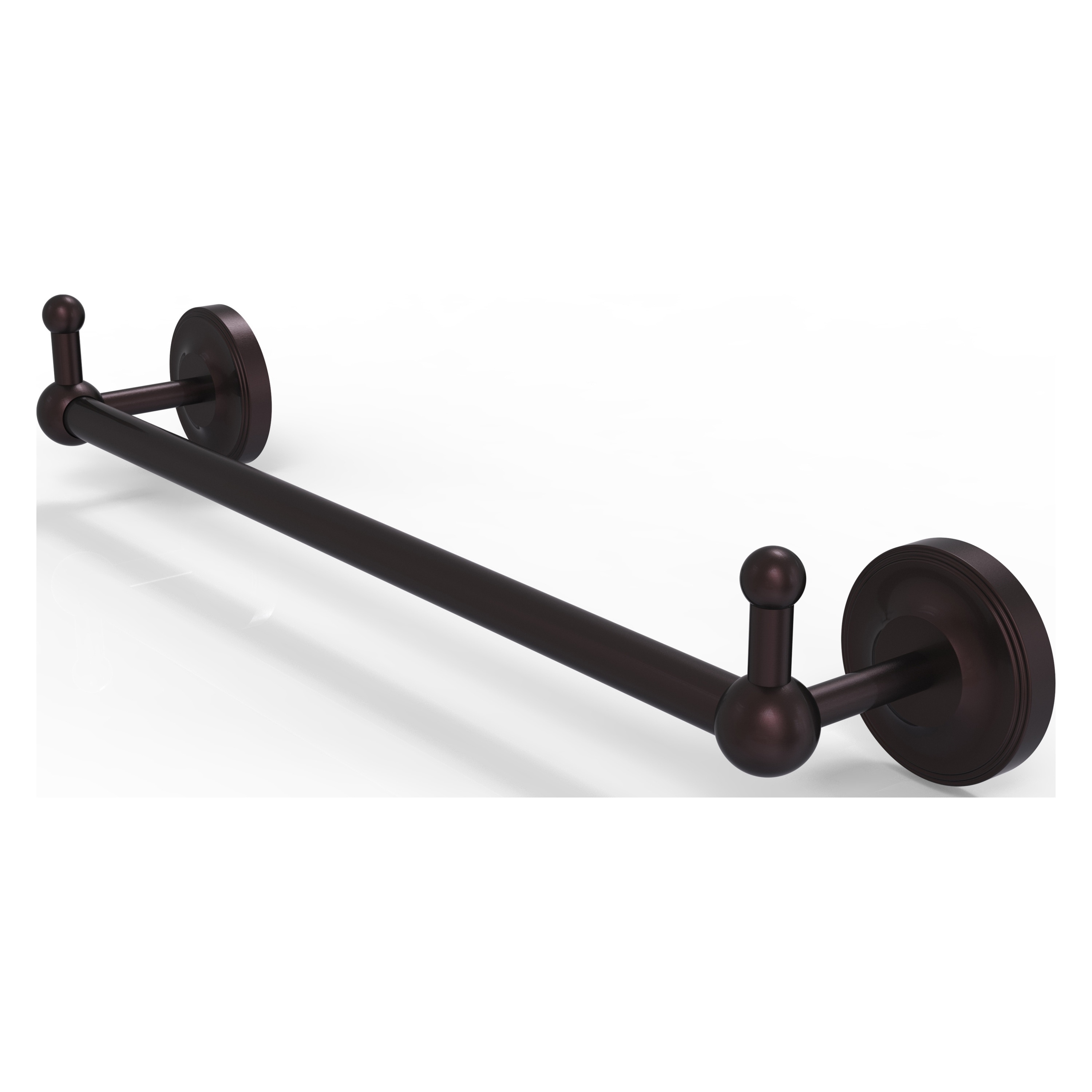 Allied Brass PR-41-18-PEG-ABZ Prestige Regal 18-in Antique Bronze Wall mount Single Towel Bar