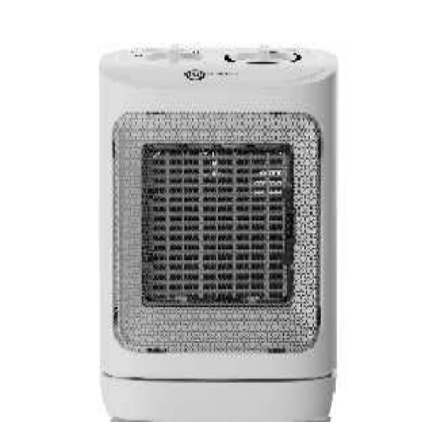 Garvee Space Heater 1500W Electric Heaters Indoor Portable with Thermostat PTC Fast Heating Ceramic Room Small Heater with Two Power Settings 750W