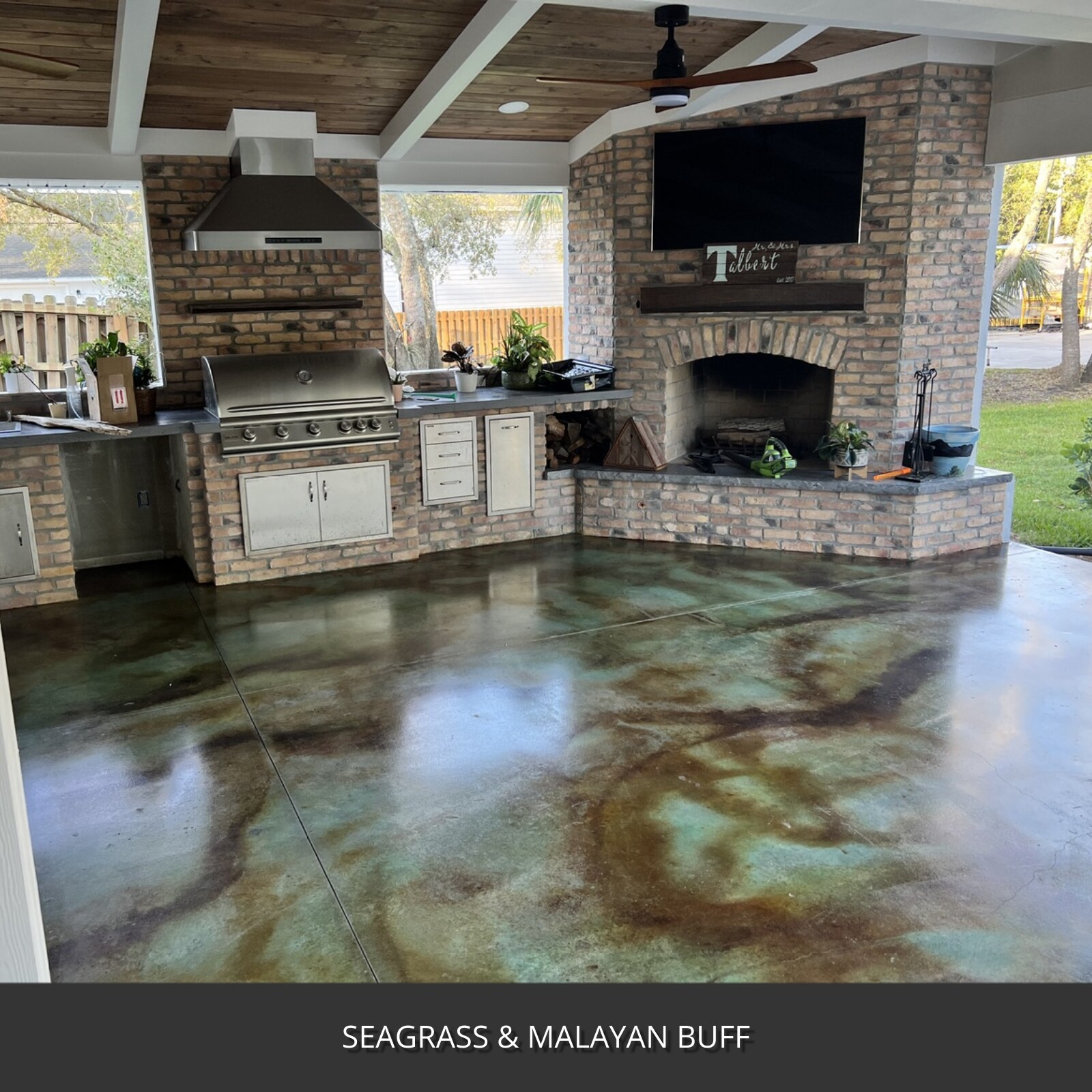 Direct Colors EverStain Concrete Acid Stain Seagrass Acid-based Ready ...