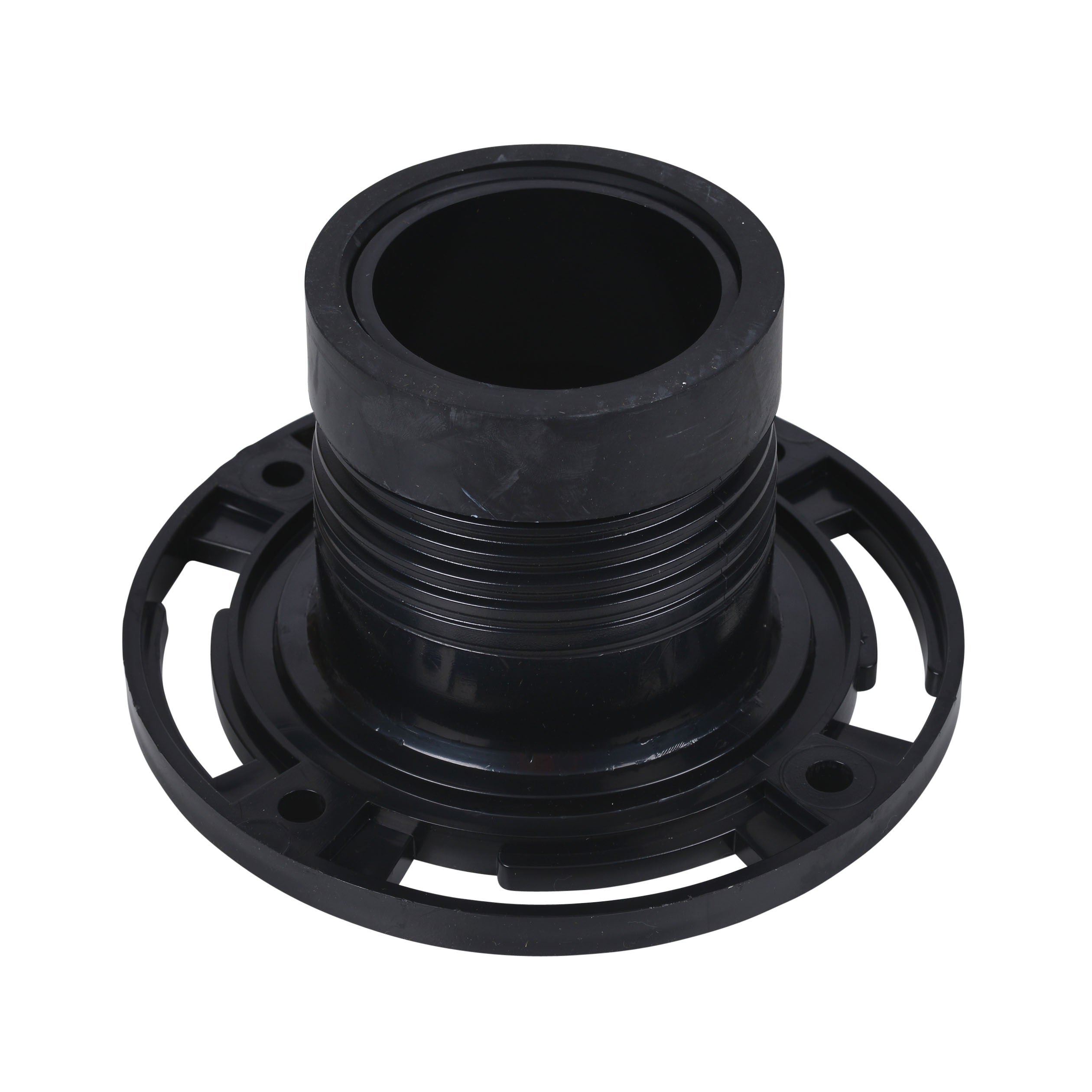 Oatey Twist-N-Set 7-in Black Abs Toilet Flange In The Toilet Flanges ...