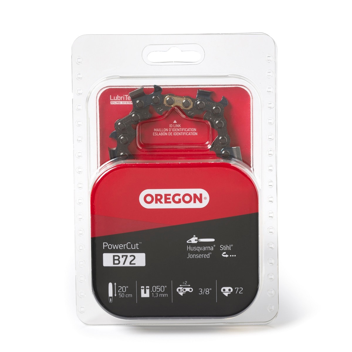 Oregon B72 B72 72 Link Replacement Chainsaw Chain For 20-in , 0.05-in Gauge , 3/8-in Pitch