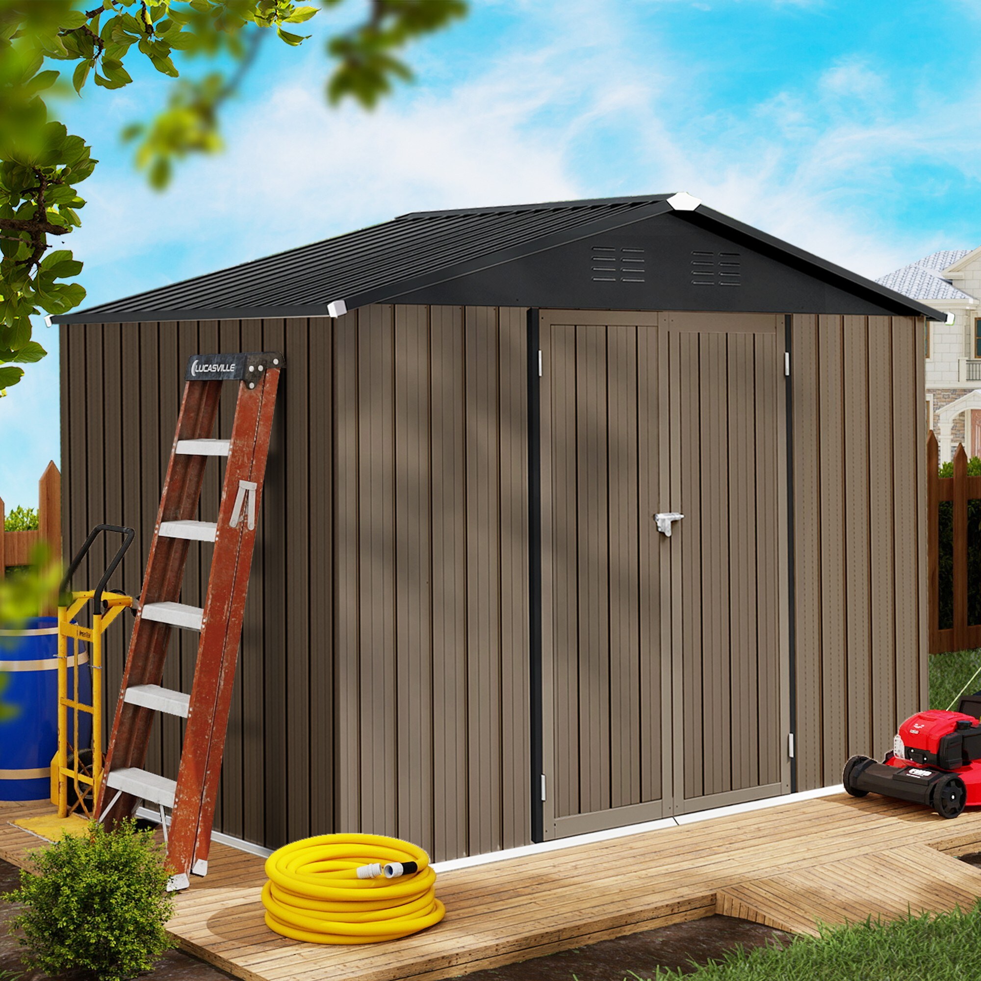 ToolCat LS1-57-HW Metal-Storage-Buildings-Sheds - View #7