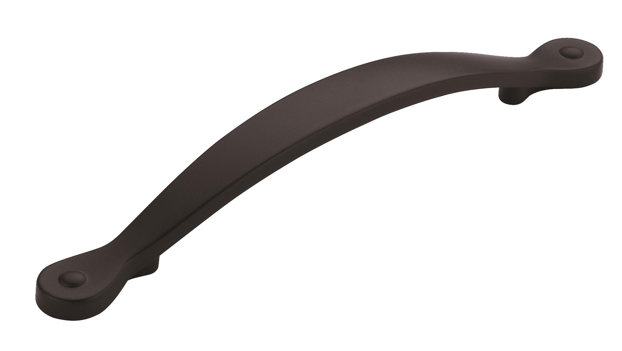 Amerock BP1588FB Inspirations 5-1/16-in , 128mm Center to Center Matte Black Arch Handle