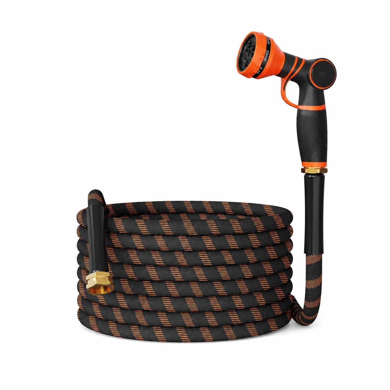 KIWDZFU Garden Hose 50FT Half Inch Lightweight Flexible Water Hose ...