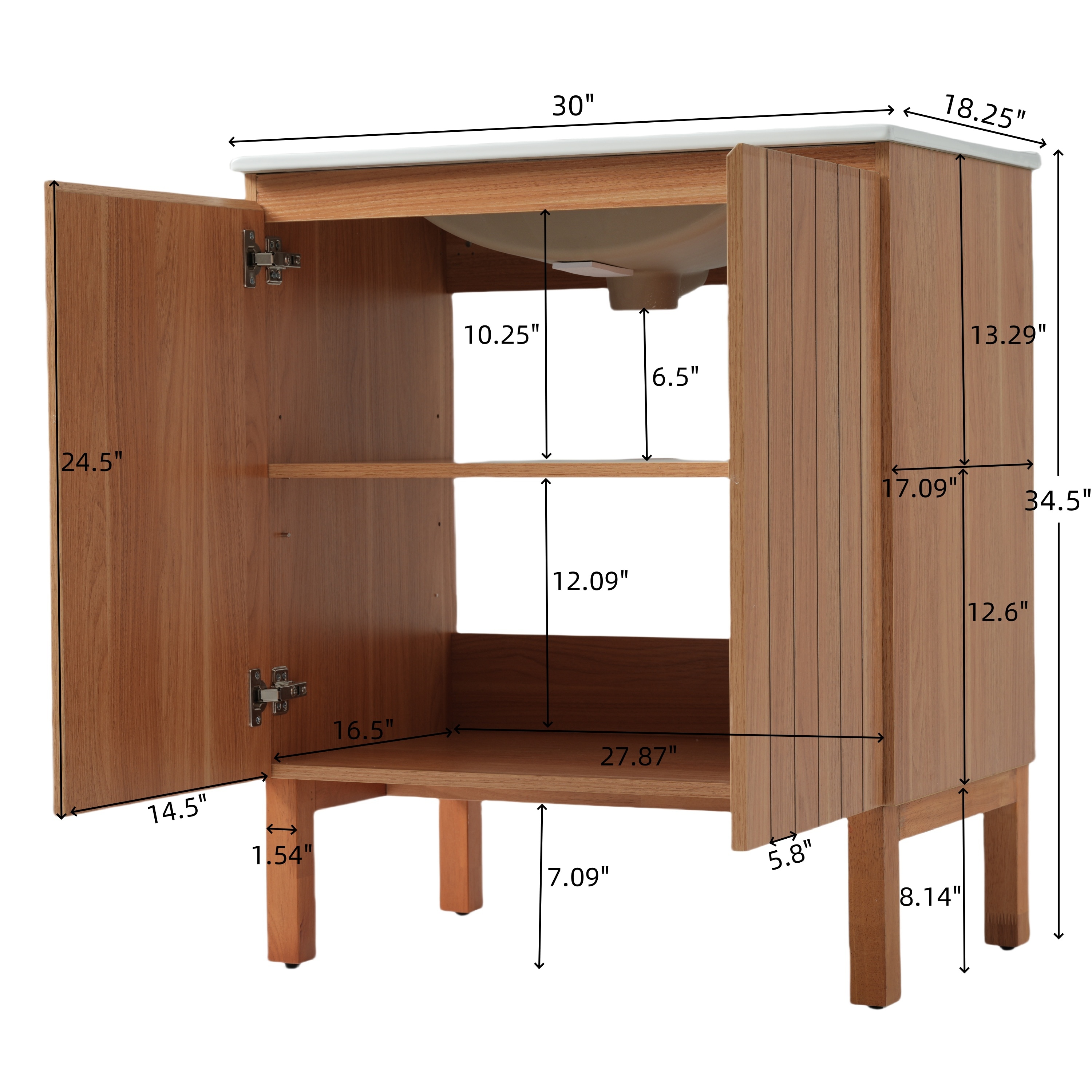 WELLFOR EX2BMFL-40-24 Bath-Vanity-Combo - View #11