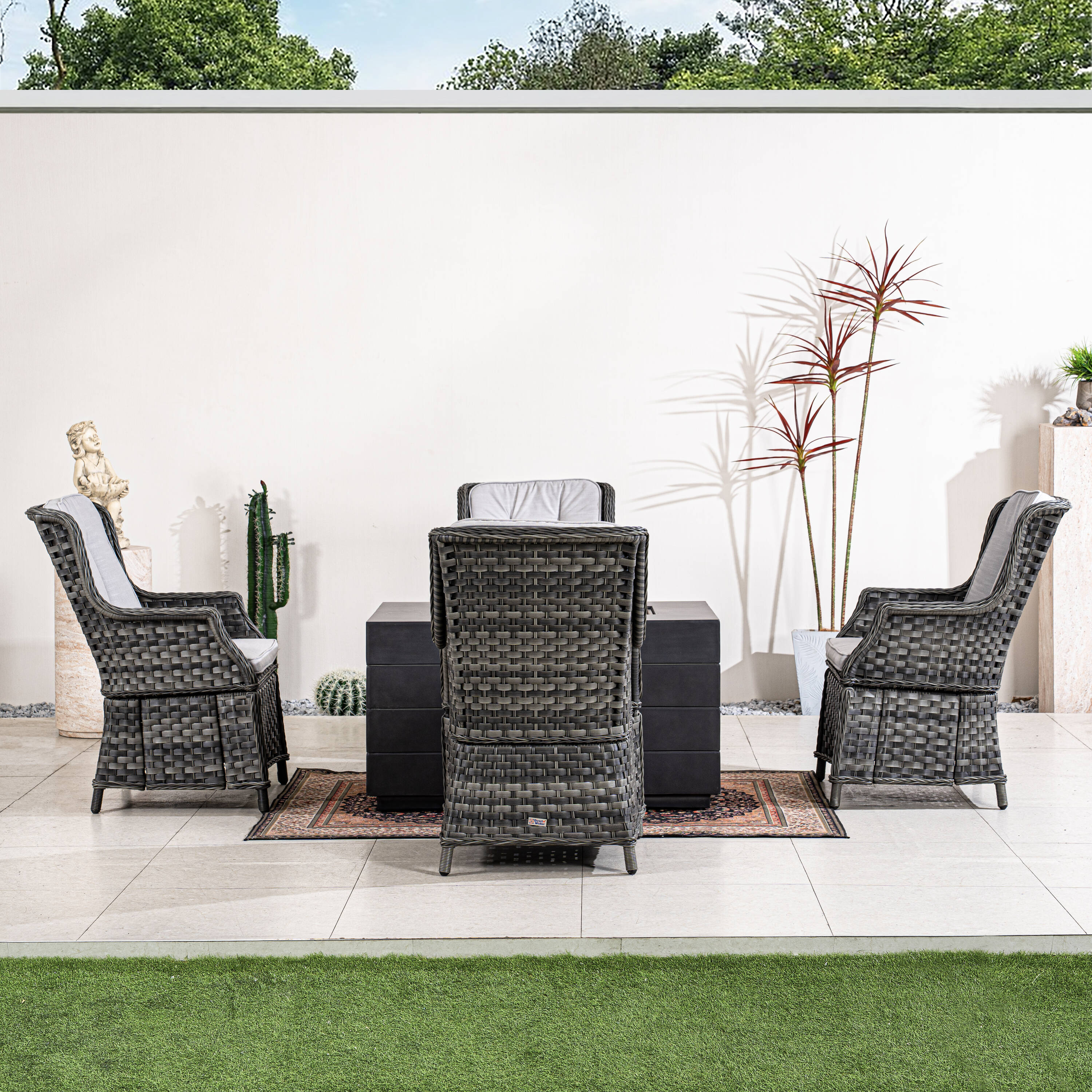 Direct Wicker DWG-2150DG010G Patio-Conversation-Sets - View #10