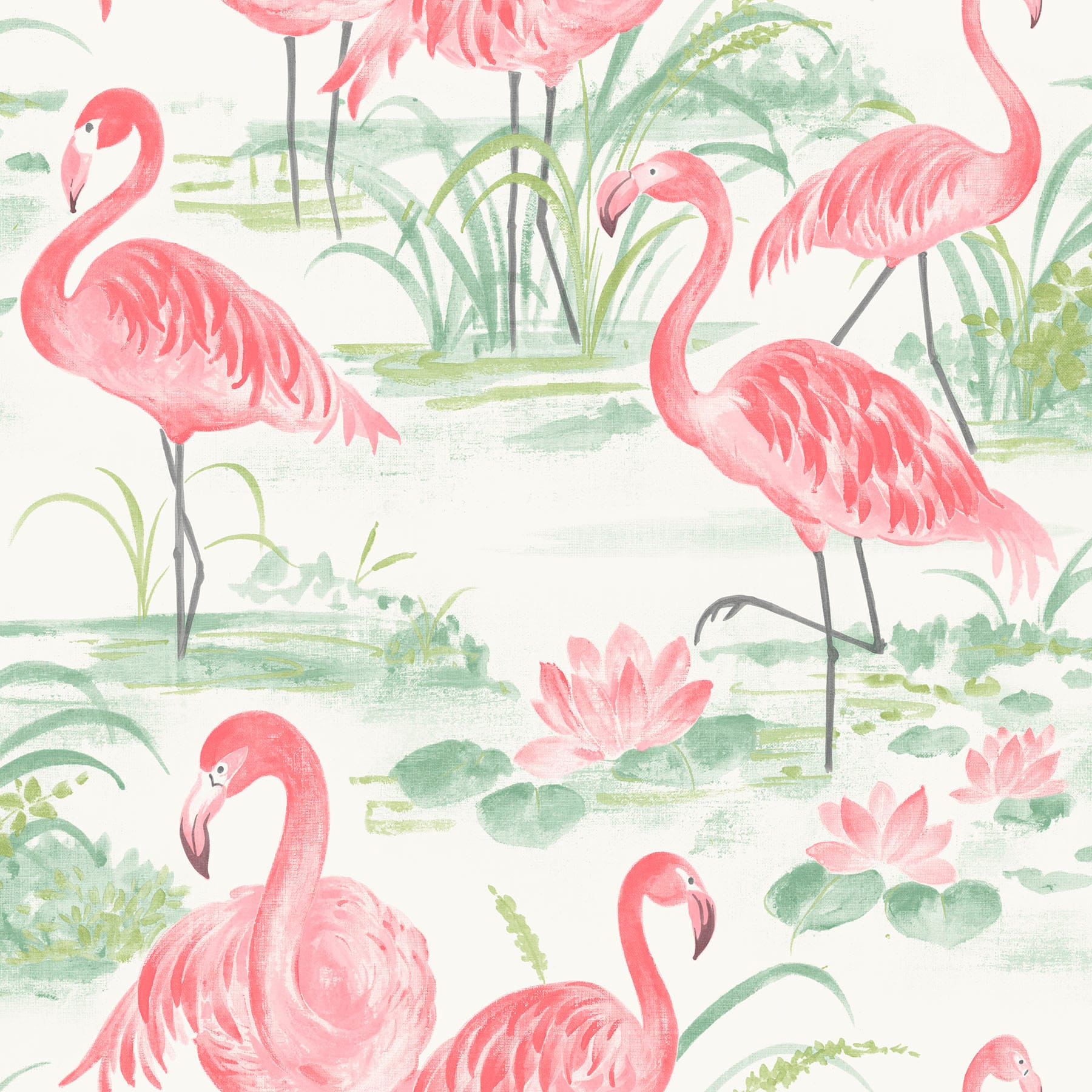 NuWallpaper NUS3679 30.75-sq ft Pink Vinyl Animals Self-adhesive Peel and Stick Wallpaper