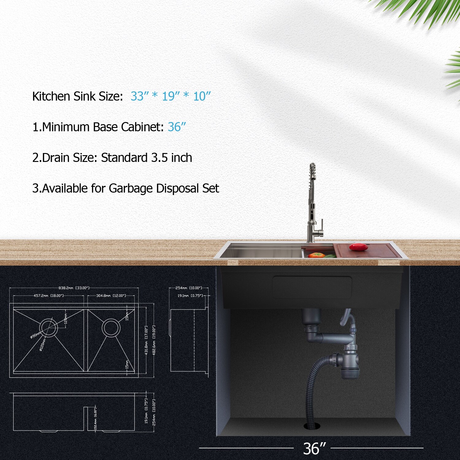 YERIVA DJGA148096 Kitchen-Sinks - View #4