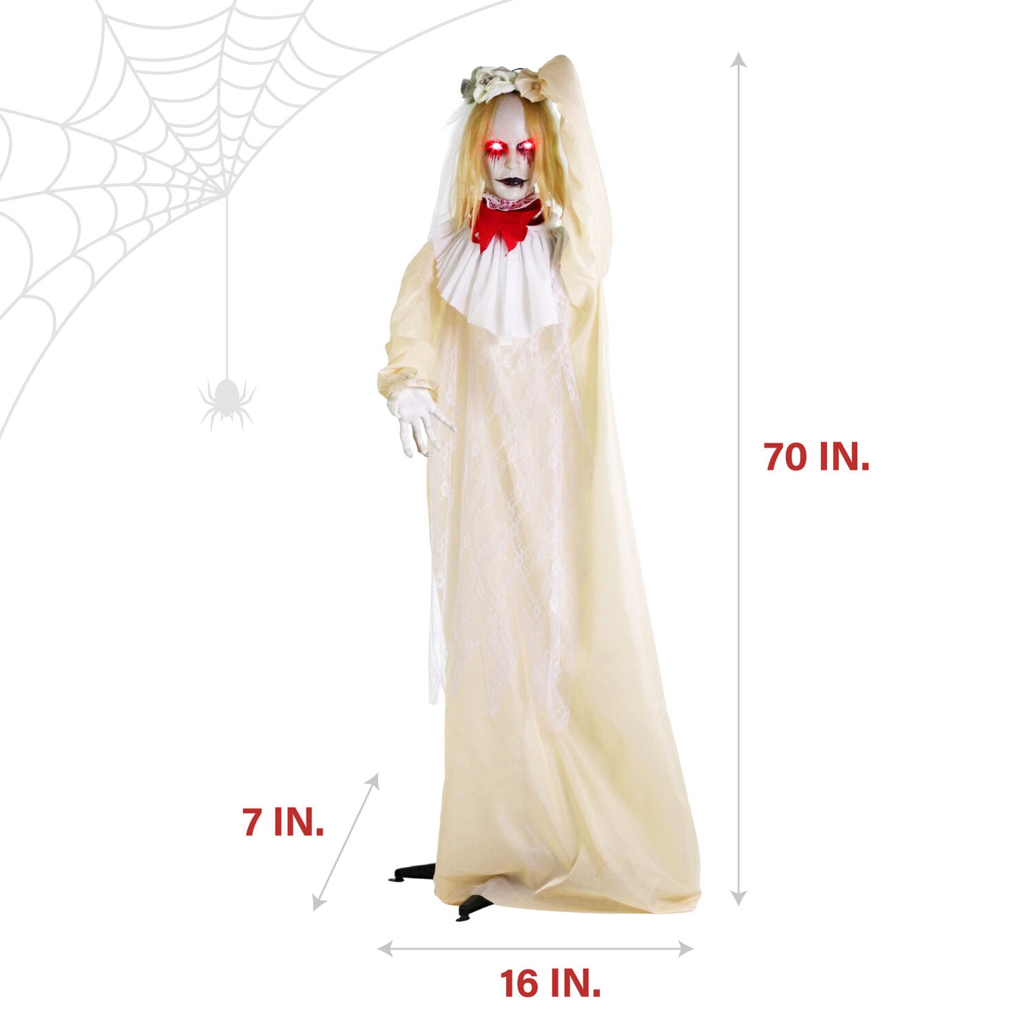 Haunted Hill Farm HHBRIDE-6FLSA Halloween-Animatronics - View #7