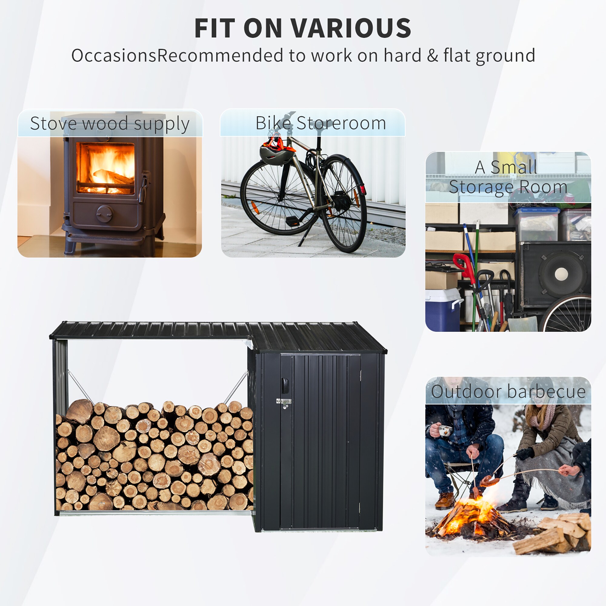 ToolCat LWLR-72-SS Metal-Storage-Buildings-Sheds - View #4