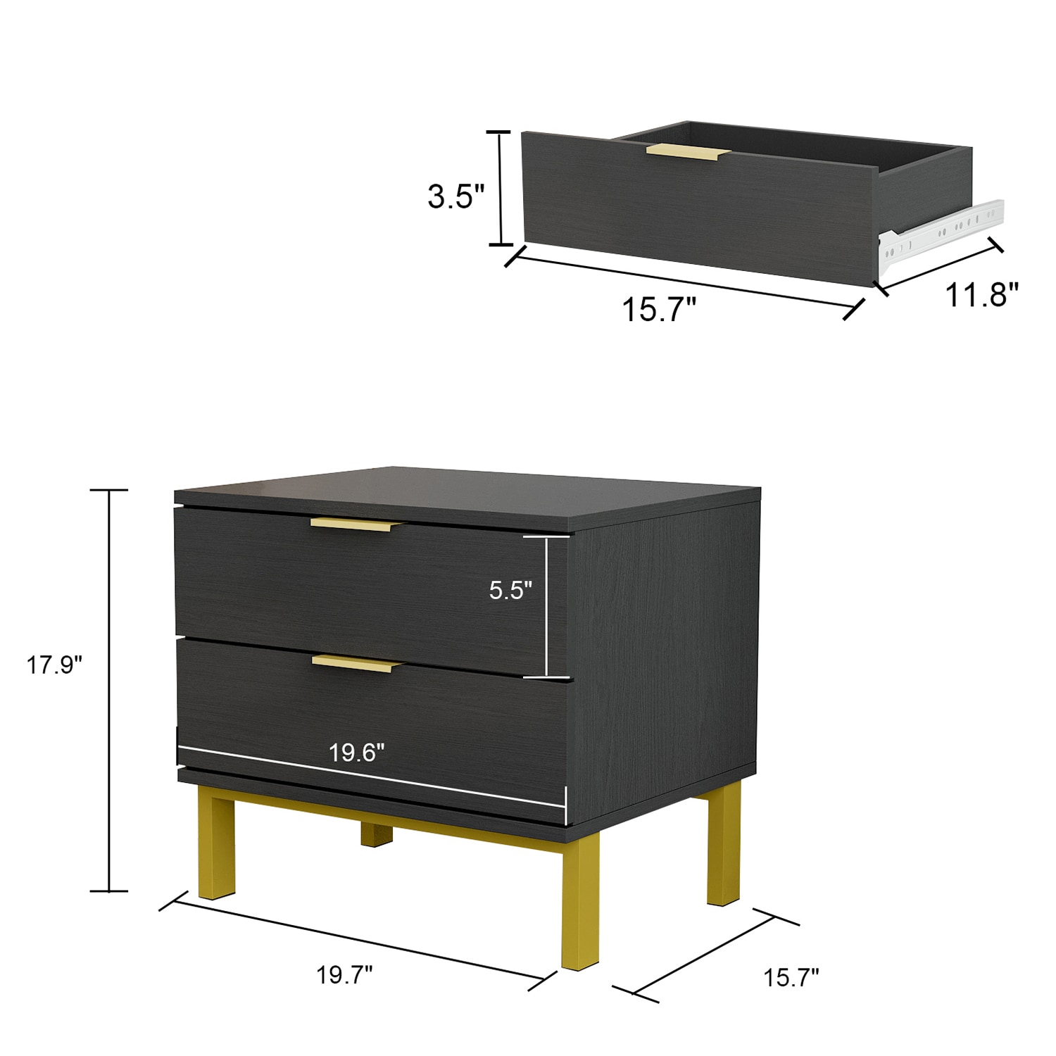 FUFU&GAGA LJY-WL0155-01 nightstands - View #7