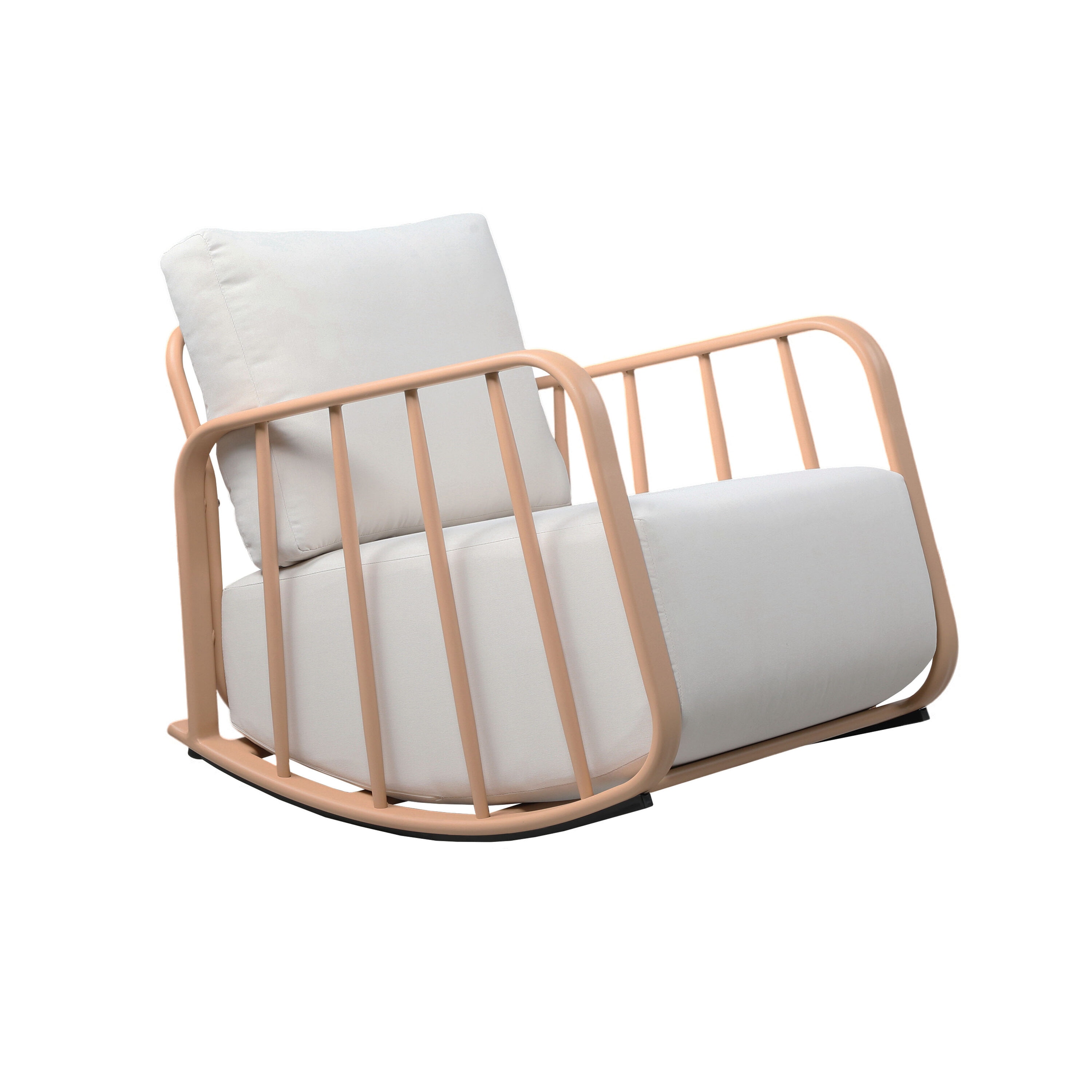 TOV Furniture TOV-O68855 Violette Modern Terracotta Rocking Chair