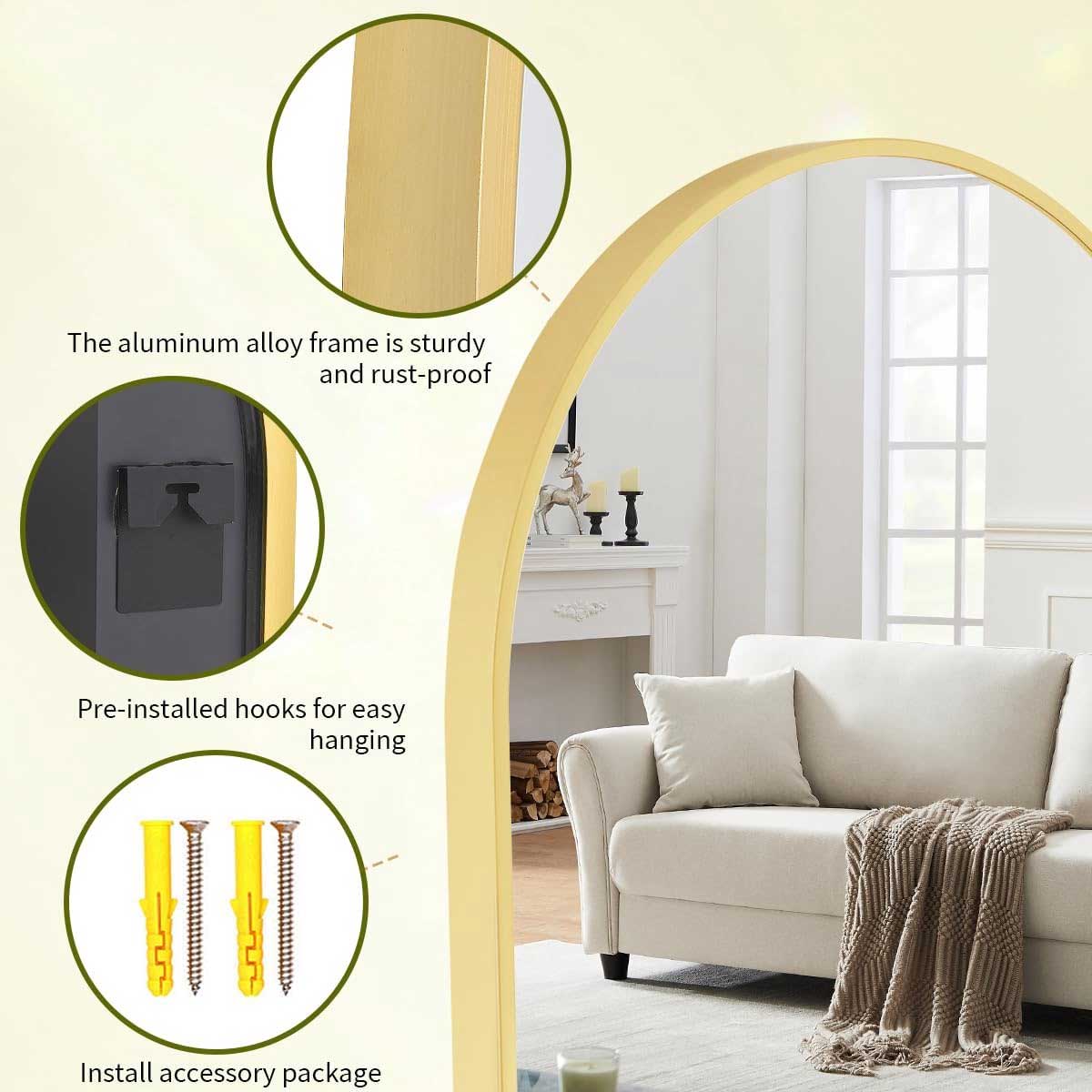 Aoibox LABDM2914 Decor-Mirrors - View #5