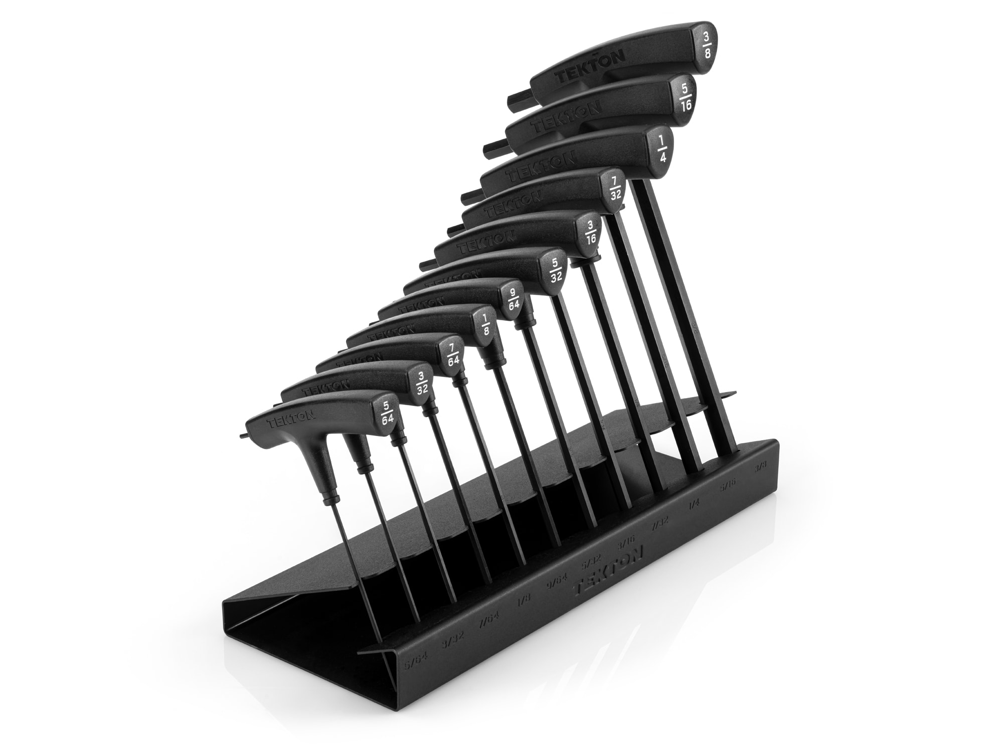 TEKTON KTX92102 Assorted T-Handle Standard (SAE) 11 -Pieces Hex key set