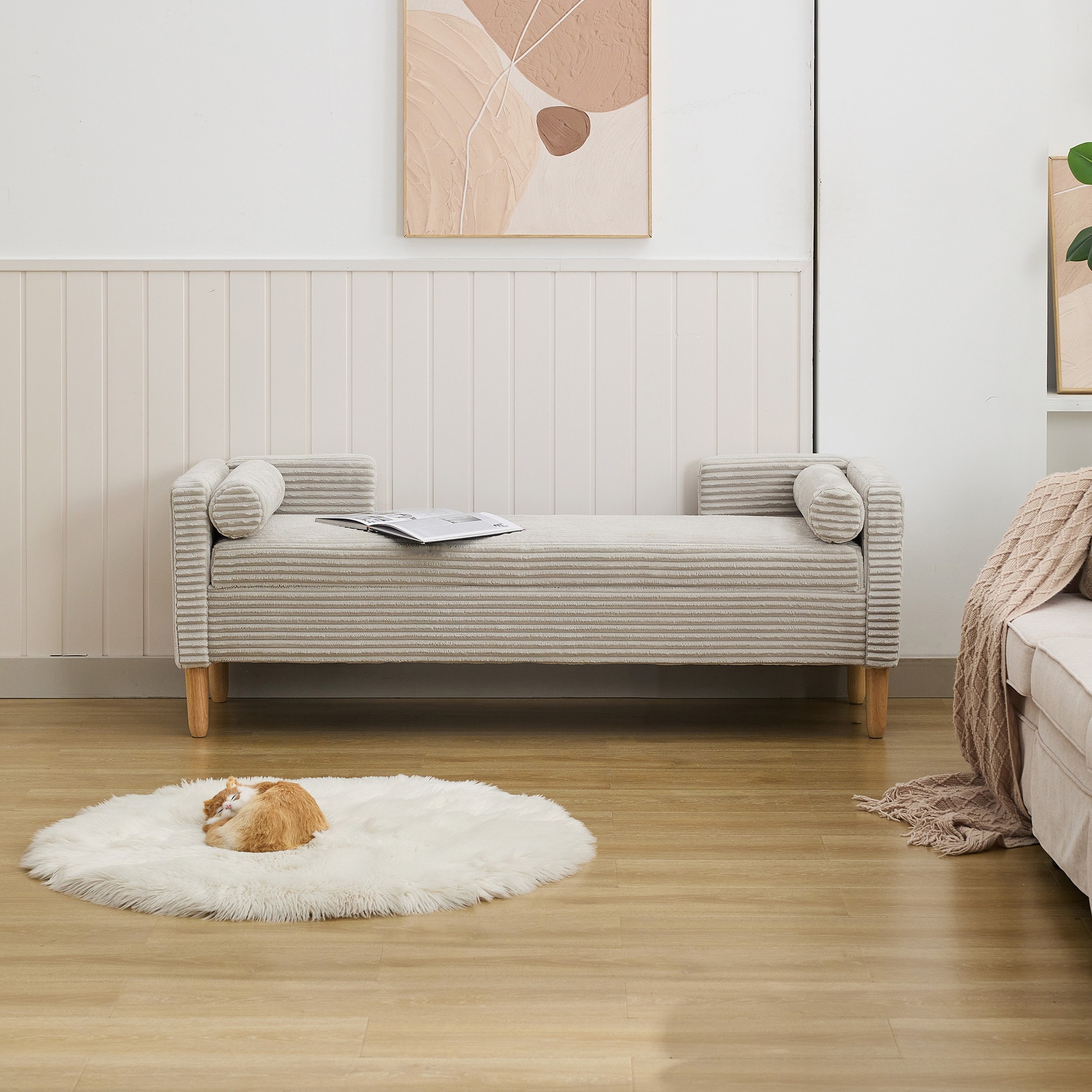Aortzio HM-S4085-LIGHT GRAY bench - View #11