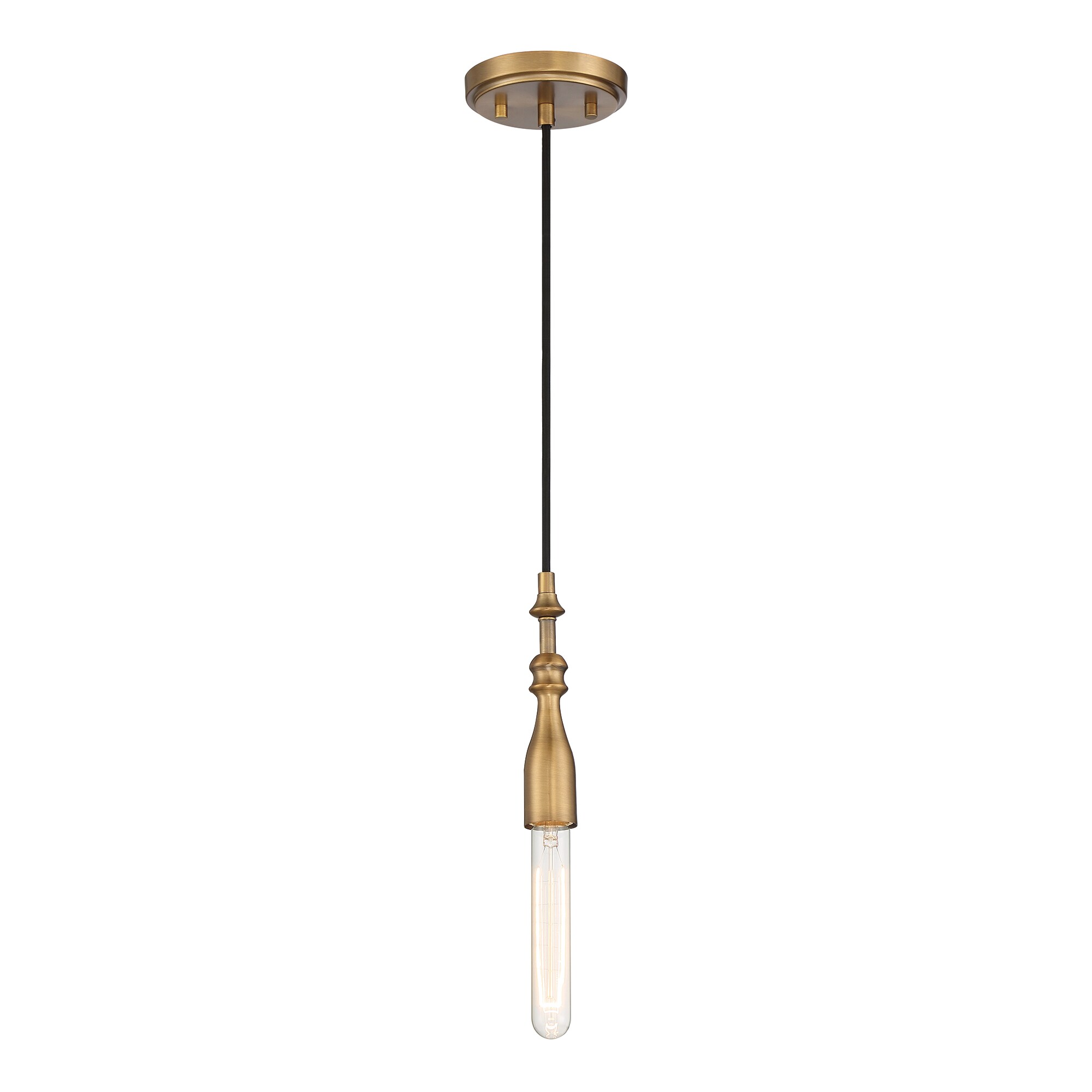 Louise 1-Light Old Satin Brass Indoor/Outdoor Pendant