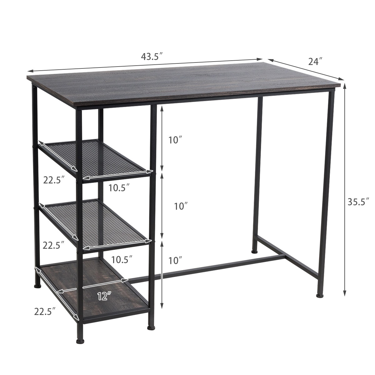 Costway HW62458 Dining-Tables - View #3