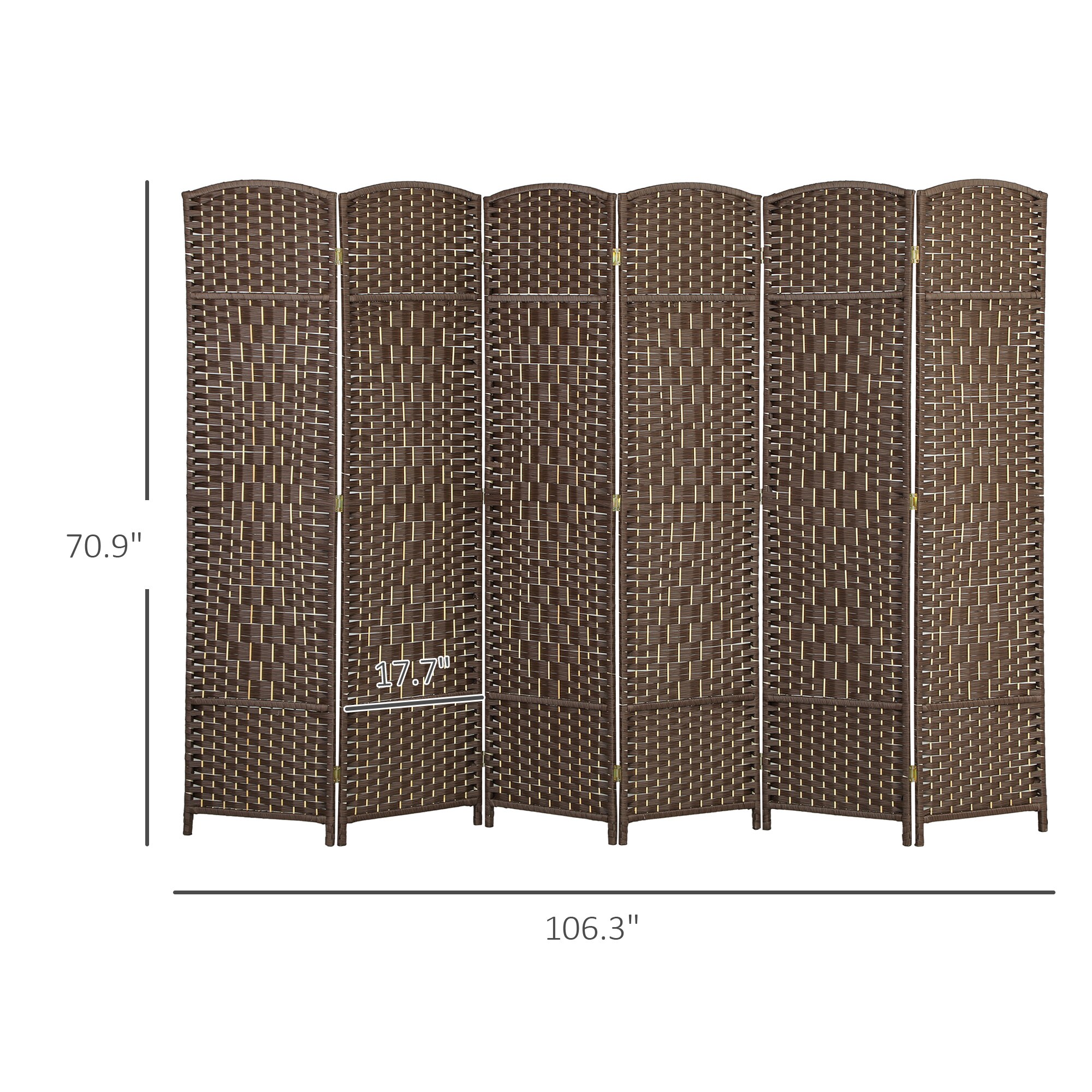 HomCom 830-816V02BN Indoor-Privacy-Screens - View #3
