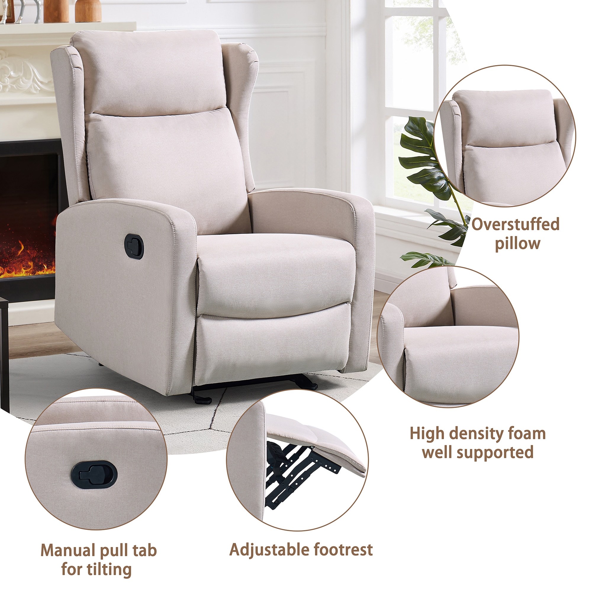 Sumyeg WF-HW65860BL-LA recliners - View #5
