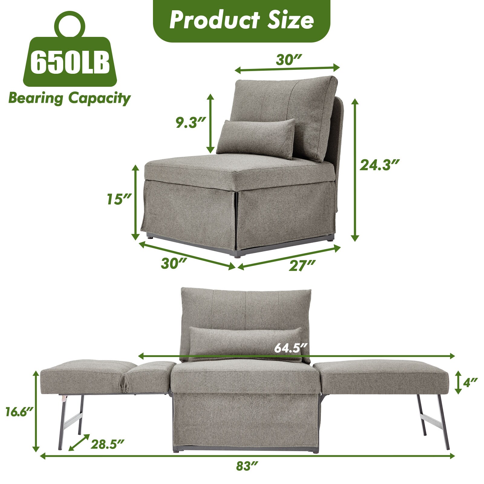 CESICIA 6008LGY chairs - View #5