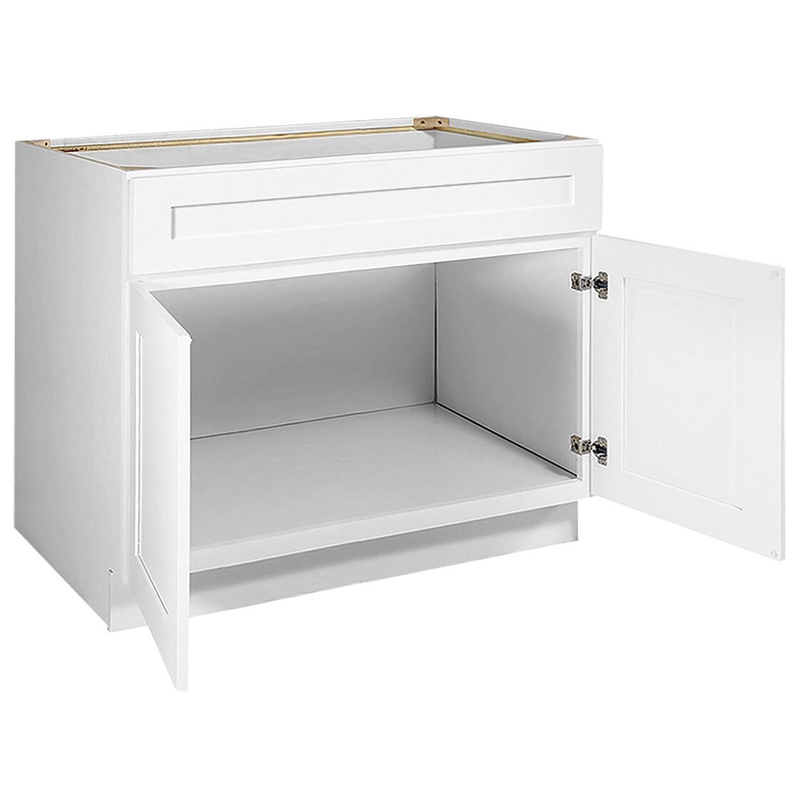 Brookings Base Kitchen Cabinet White 33 Inch by 34.5 Inch by 24