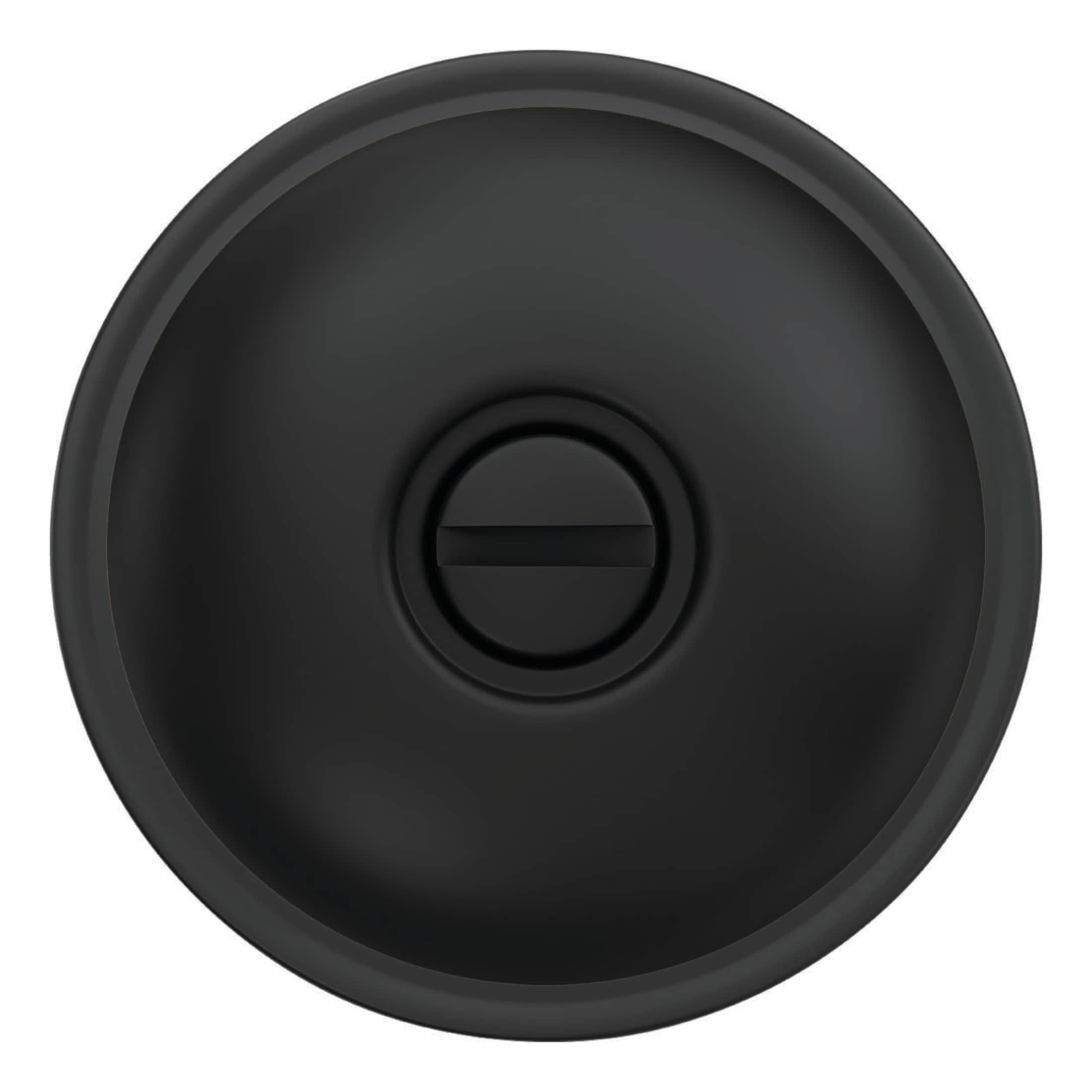 Home Front by Schlage Marwood Matte Black Interior Bed/Bath Privacy Door  Knob in the Door Knobs department at