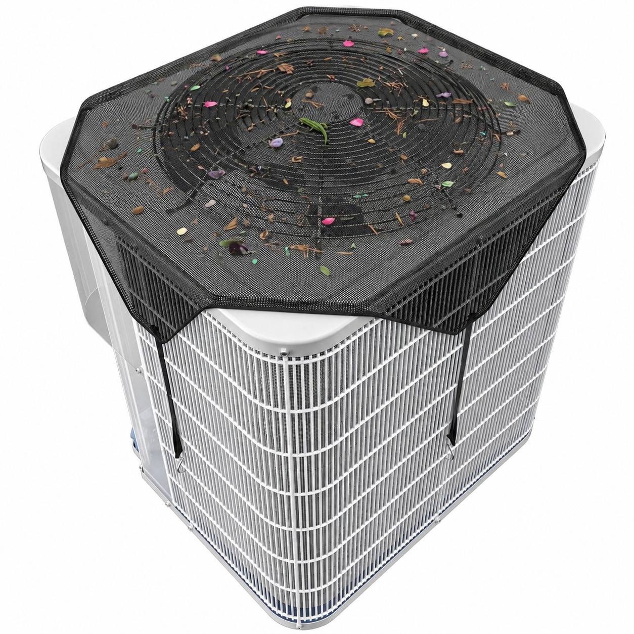 Phyfalip  Air Conditioner Cover for Outside Units 36 x 36 Inch Heavy Duty Mesh All Season Protection Universal Fit Easy Install Debris Shield