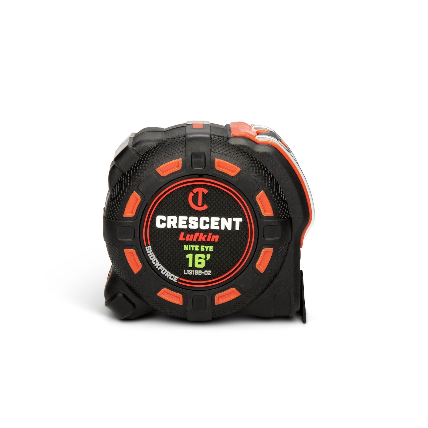 Crescent Lufkin SHOCKFORCE NITE EYE 16-ft Tape Measure in