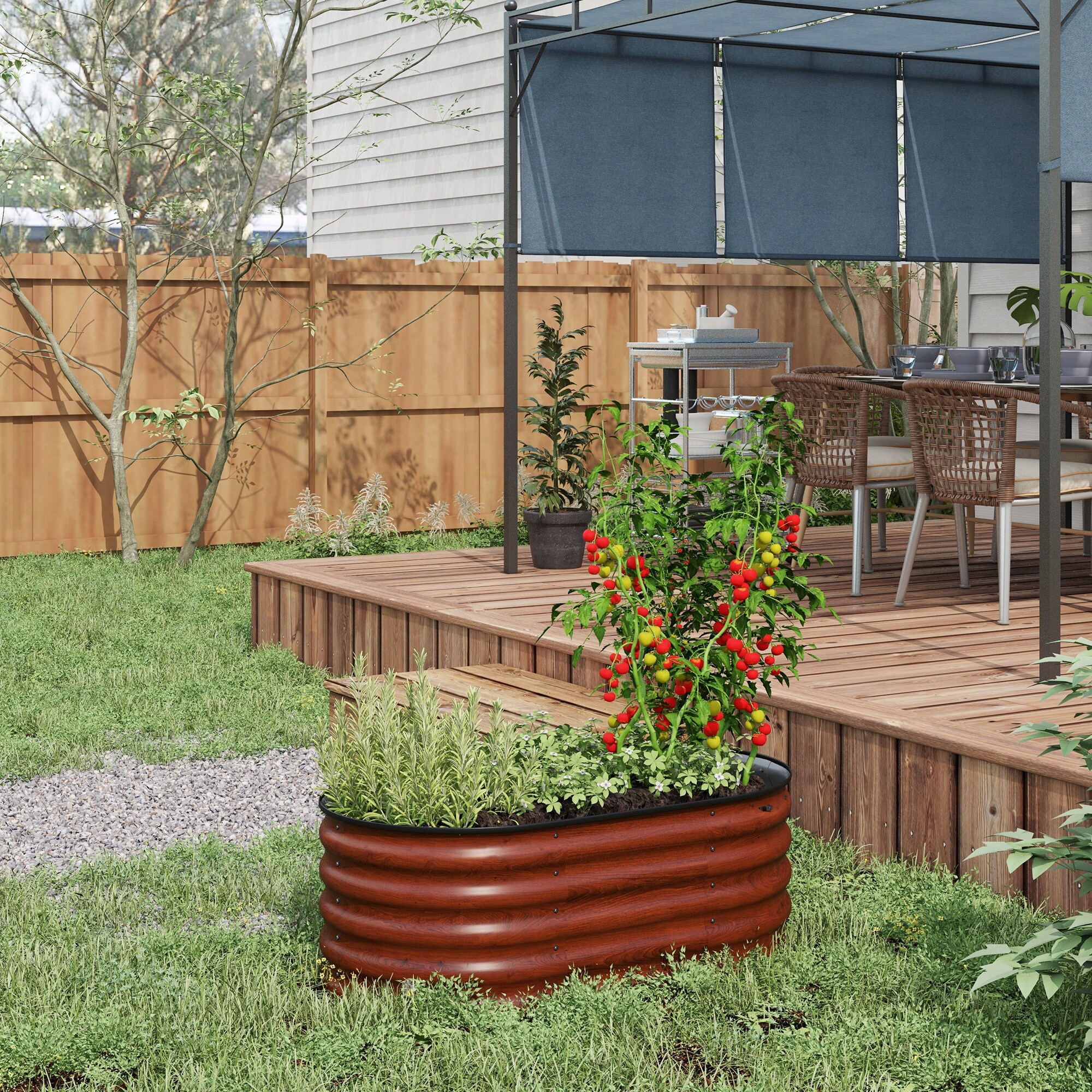 AHIOU HOME ZAAHG-P174440GB Raised-Garden-Beds - View #2