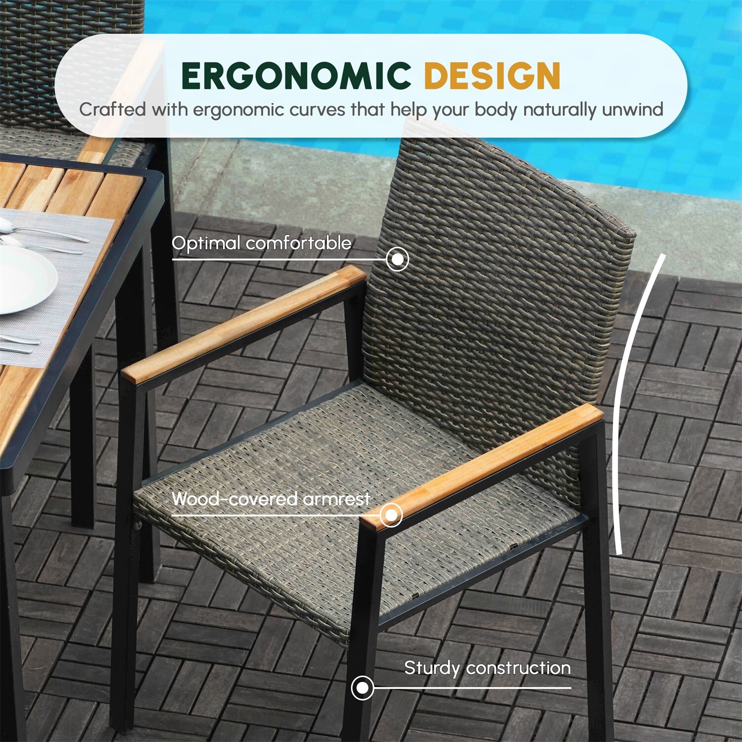 Dimakai DK-HW71526 Patio-Dining-Sets - View #8