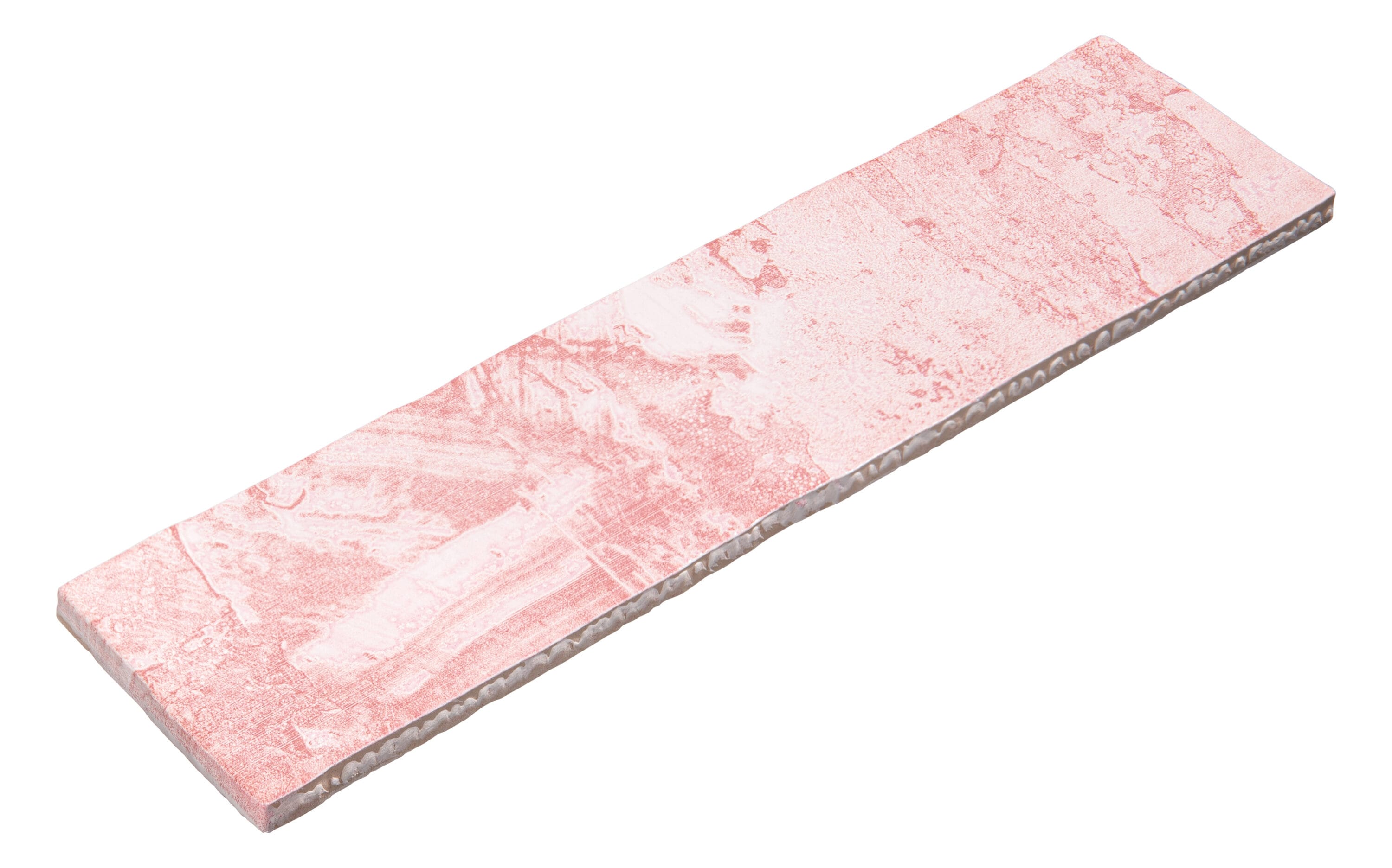 Splash Rose Pink 3" x 12" Glossy Ceramic Subway Tile