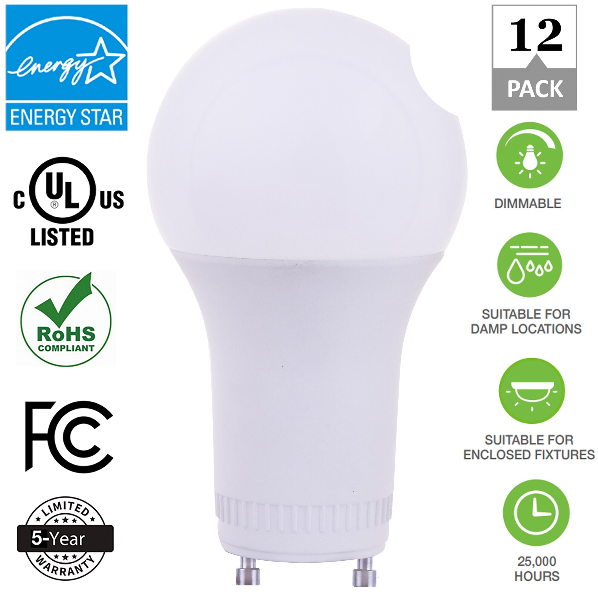 gu24 pin base led bulb