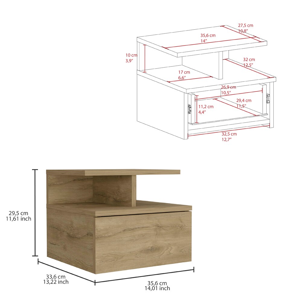 Wooakway FXLS0606-606WS034 Wall-Mounted-Shelving - View #3