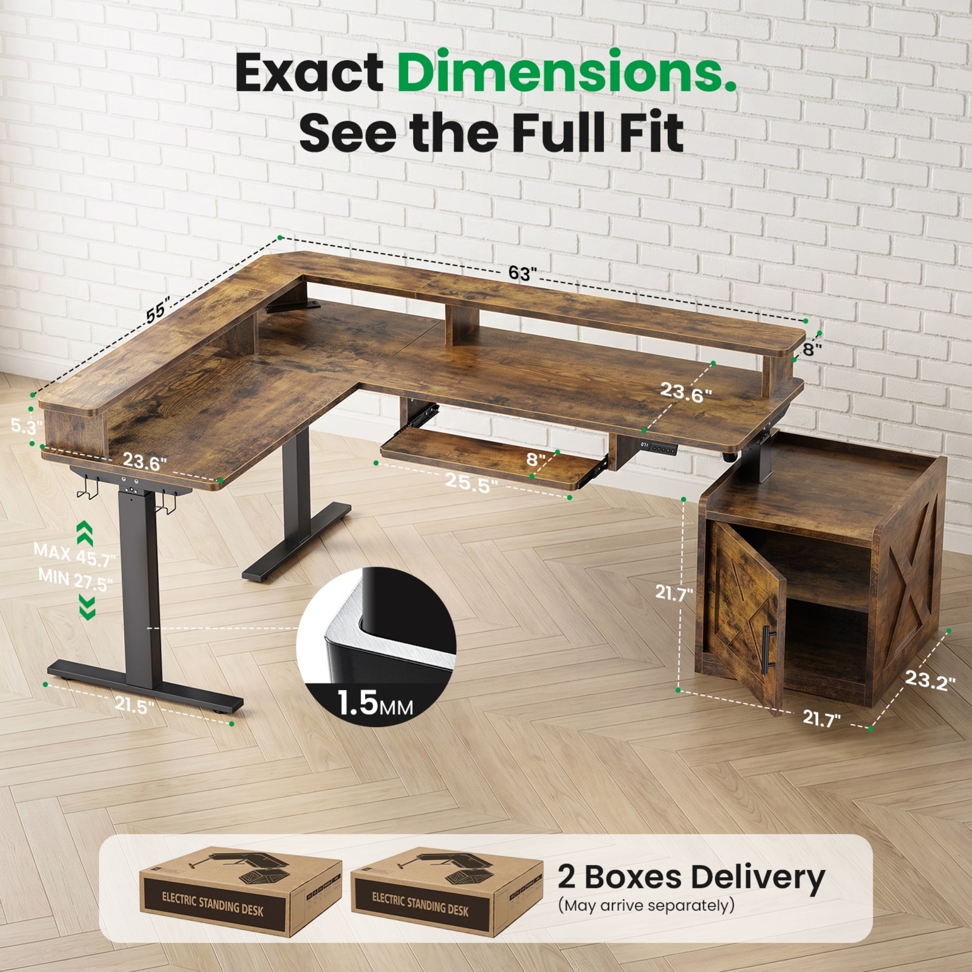 BrooveWave SD05-55RB desks - View #4