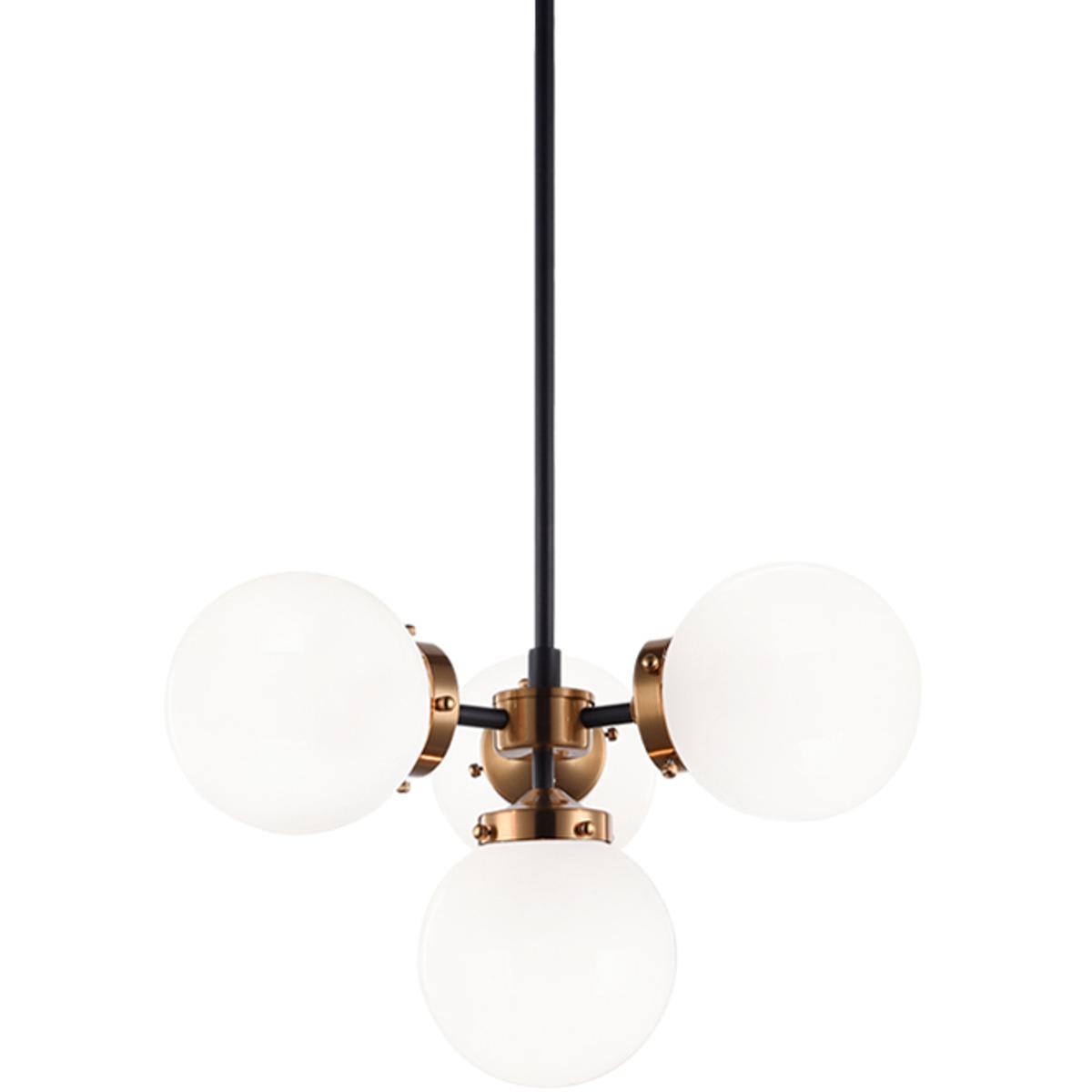 Matteo  Lighting C72304AGOP Maru Pendant Aged Gold Brass