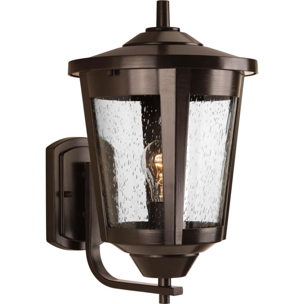 Progress Lighting P6075-20 East Haven 1 -Light 15.12-in H Antique Bronze Hardwired Outdoor Wall Light
