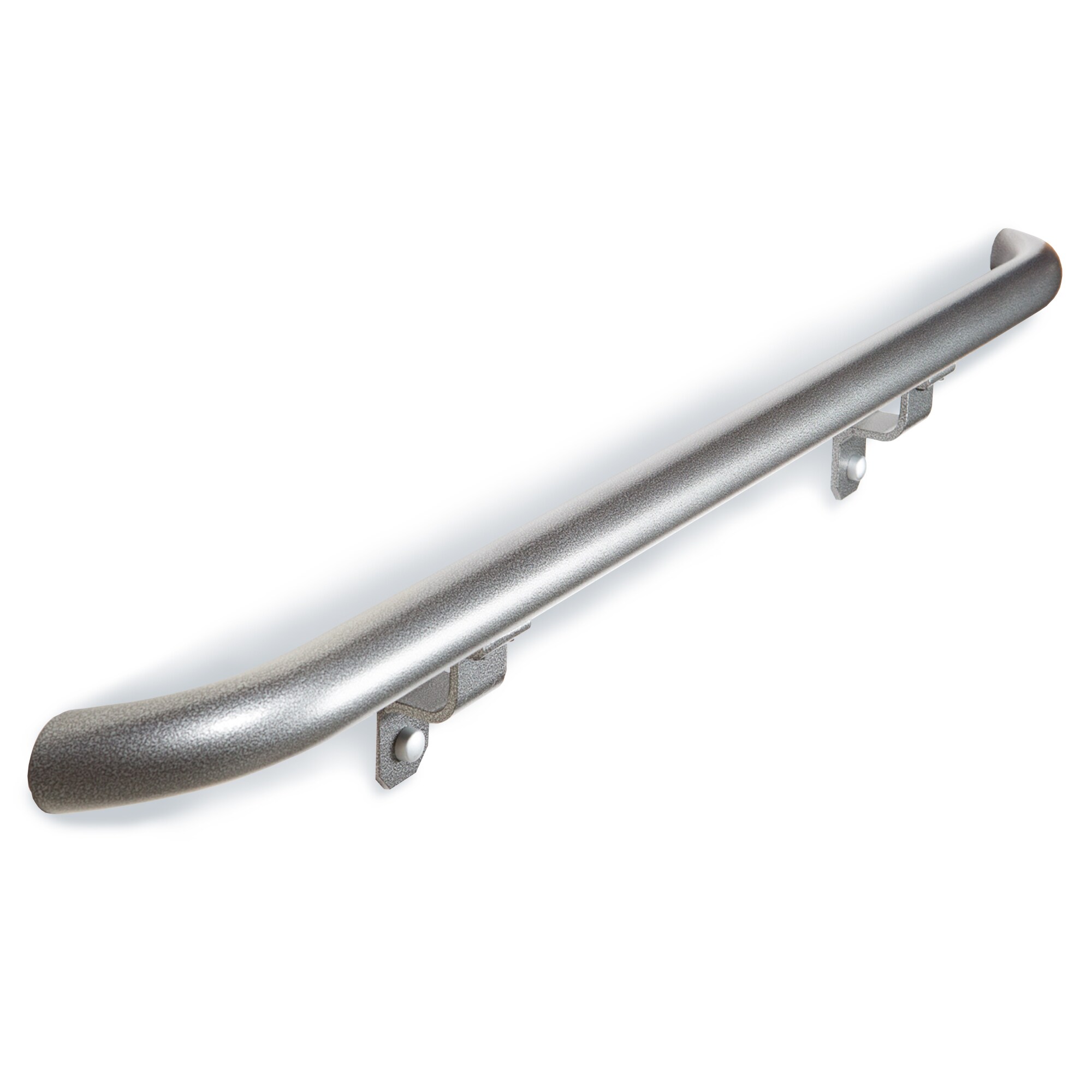 Wolf Handrail WHA8KWR-SV 1.9-Inches x 96-Inches Silver Vein Painted Aluminum Handrail